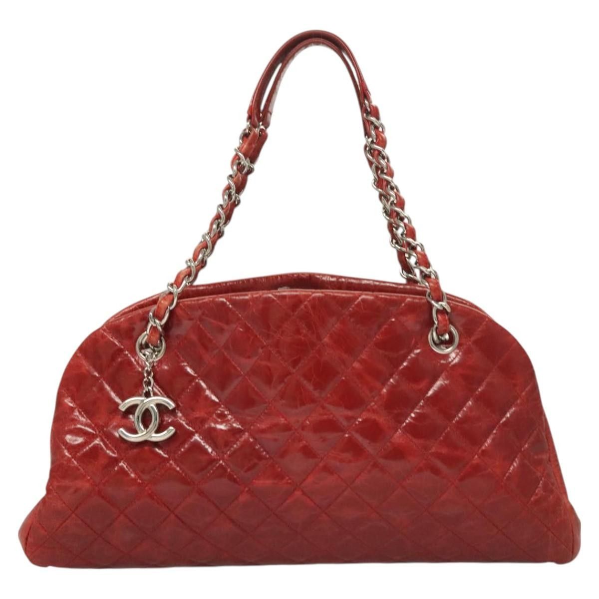 Chanel Just Mademoiselle Bag Quilted Patent