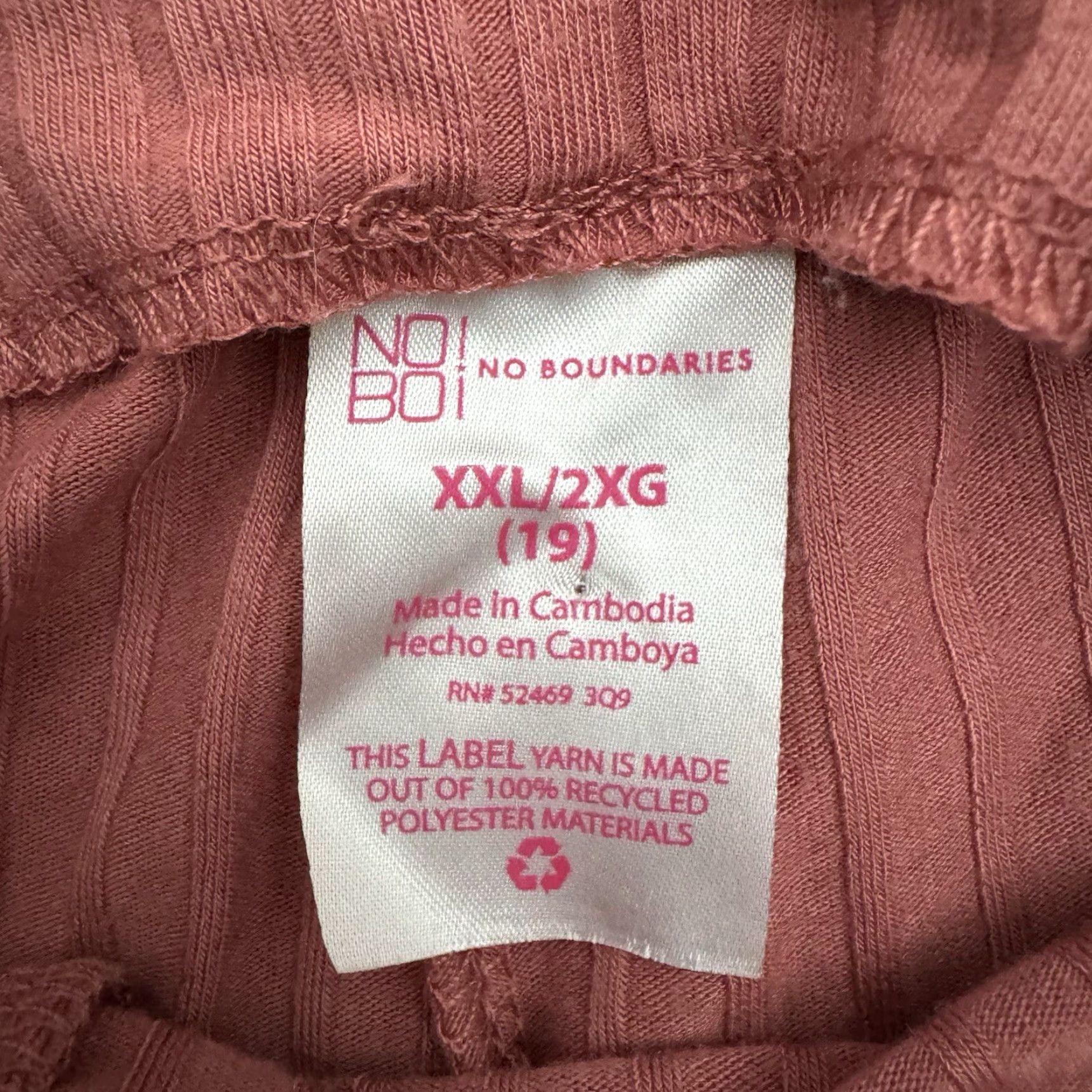 Vintage Juniors Plus 2XL Flowy Pants Belted Wide-Leg Boho Chic Pink Size 40" / US 18 - 7 Thumbnail