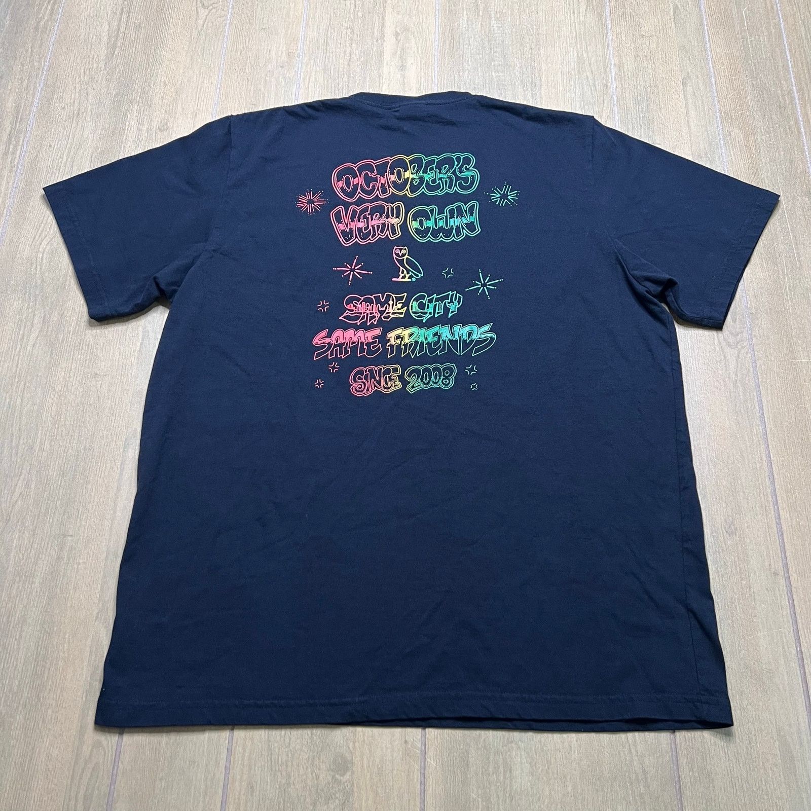 Vintage OVO October’s Very Own T Shirt Black Owl Same Friends XXL Size US XXL / EU 58 / 5 - 6 Thumbnail