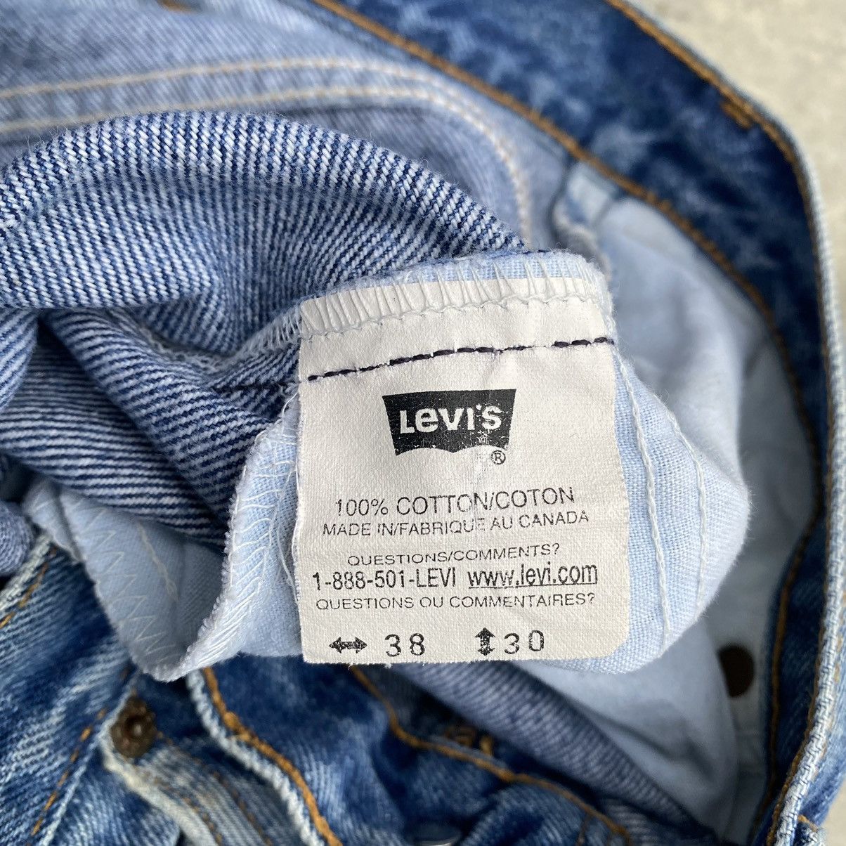 Levi's Vintage Clothing Vintage Orange Tab distressed jeans LV002 Size US 38 / EU 54 - 9 Thumbnail