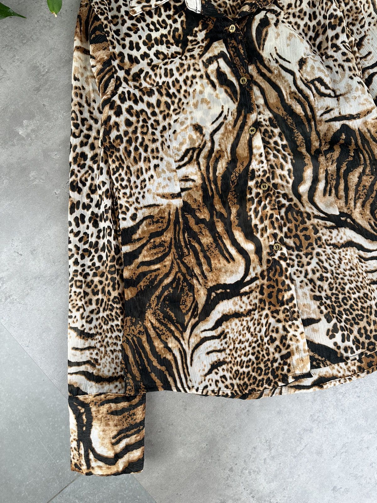 Just Cavalli × Roberto Cavalli Roberto Cavalli Blouse Size M / US 6-8 / IT 42-44 - 6 Thumbnail