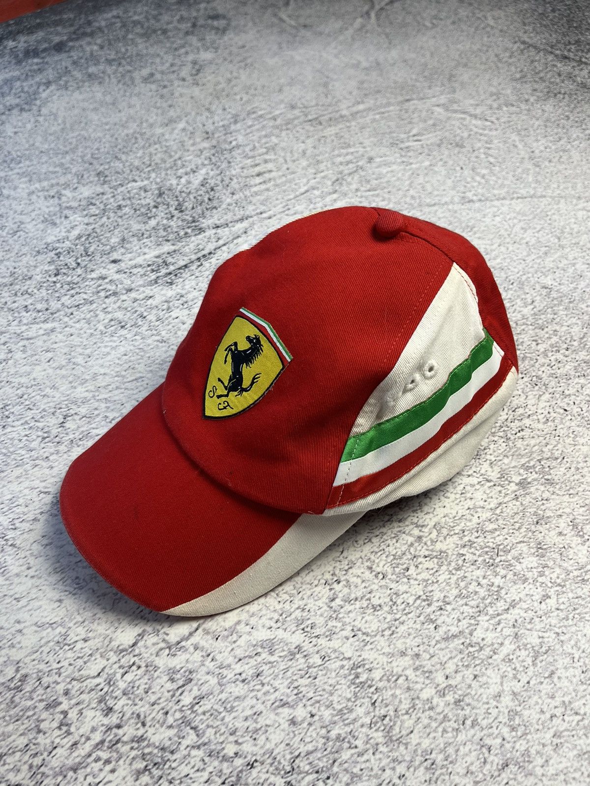 Ferrari Vintage Puma Ferrari Distressed Cap Y2K Size ONE SIZE - 1 Thumbnail