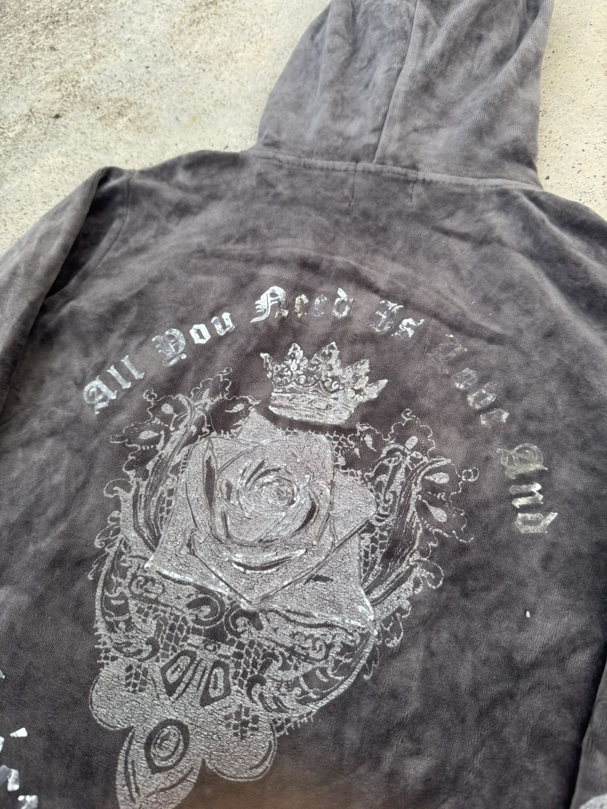 Juicy Couture Juicy Couture Velvet Punk Zip Up Hoodie Size S / US 4 / IT 40 - 5 Thumbnail