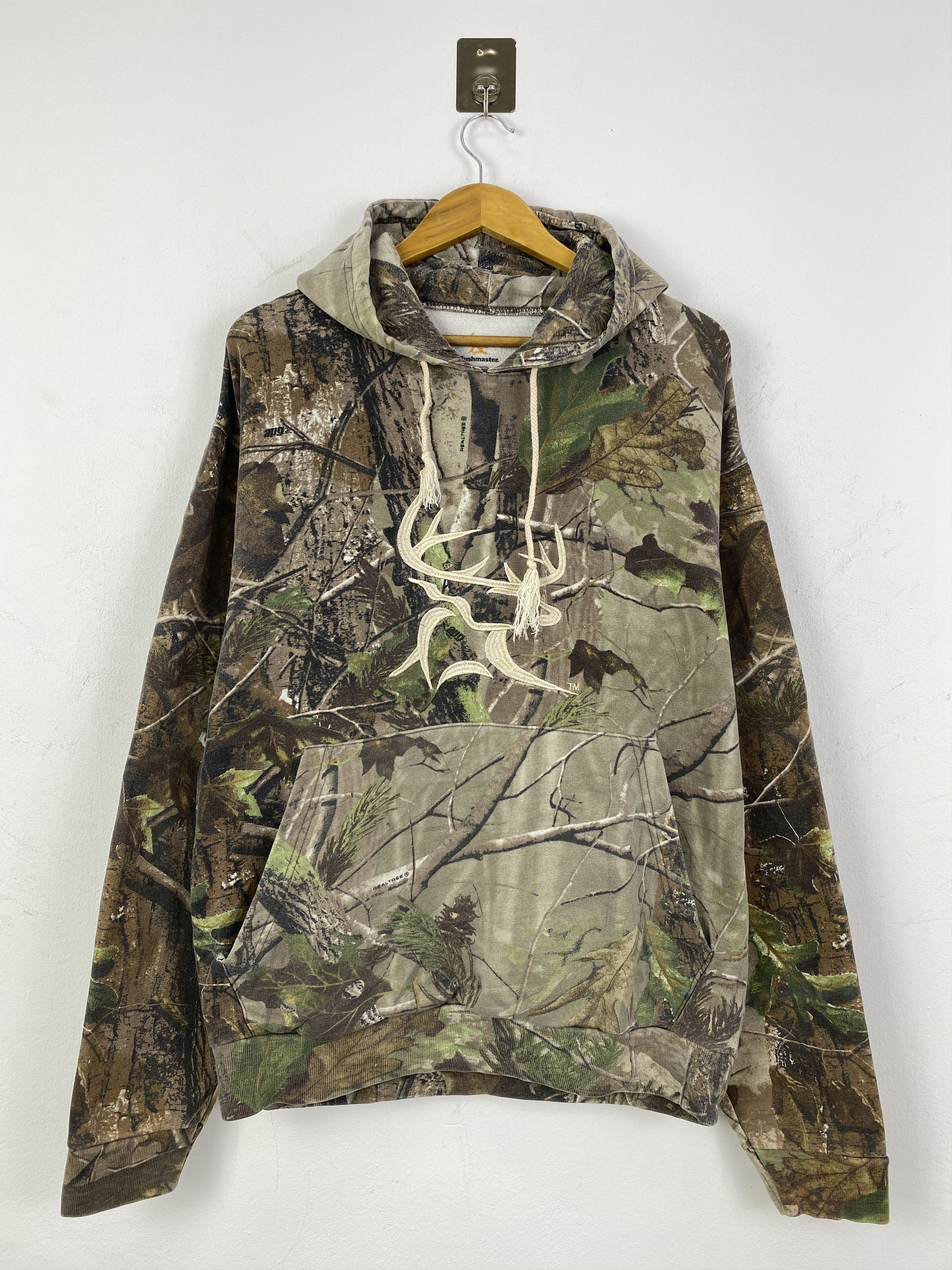 Japanese Brand Vintage Bushmaster Blank Forest Pullover Hoodie SH0197 Size US L / EU 52-54 / 3 - 1 Thumbnail