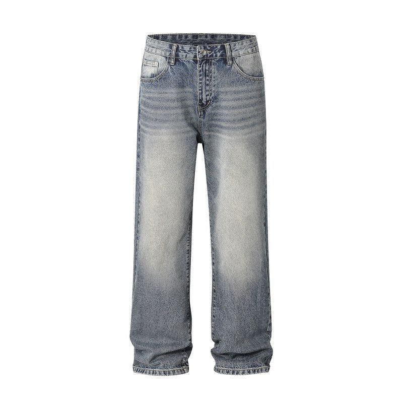 Japanese Brand × Jean High street washed loose wide leg washed classic jeans y2k Size US 32 / EU 48 - 1 Thumbnail