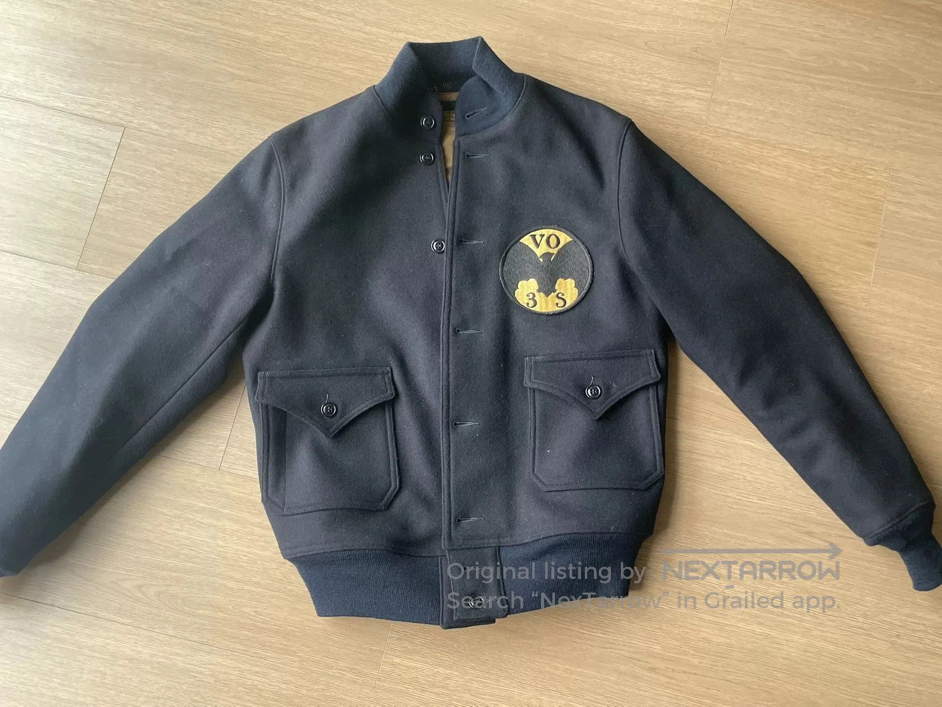 Freewheelers Freewheelers A1 Pilot Wool Jacket. Size US XXS / EU 40 - 2 Thumbnail
