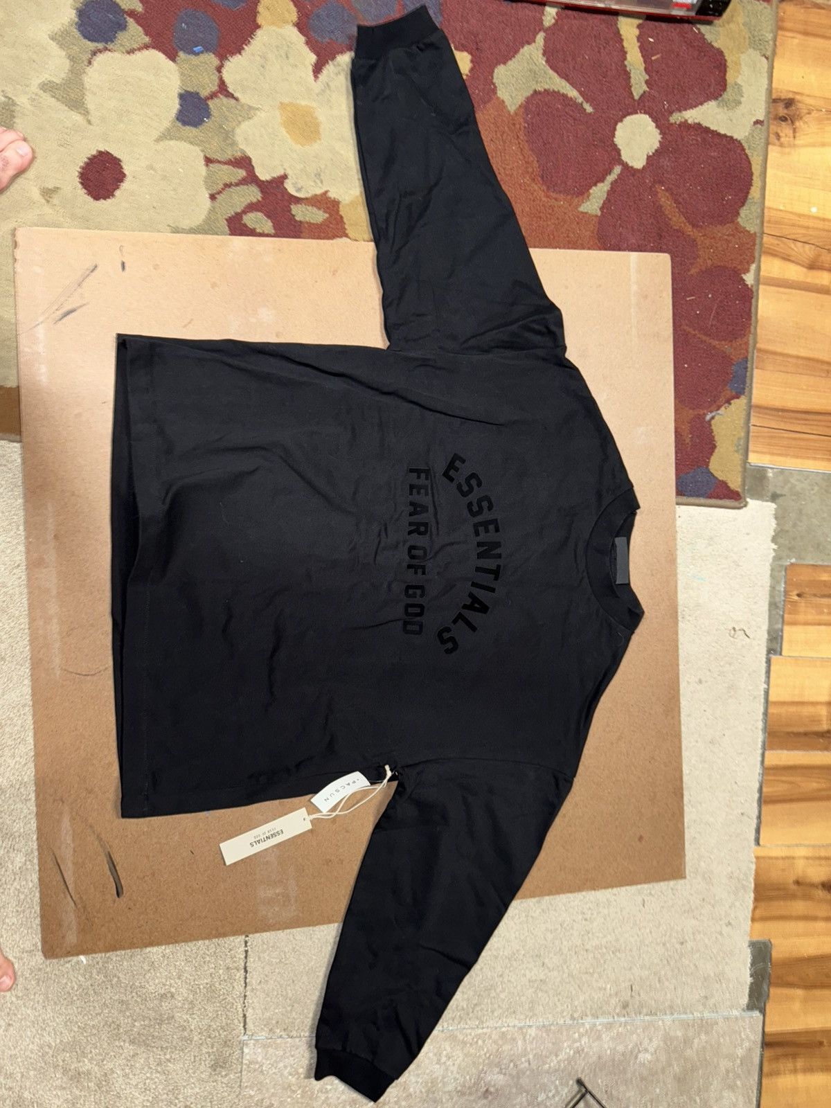 Essentials × Fear of God Fear of God Essentials Black Heavy Long Sleeve T-Shirt Size US S / EU 44-46 / 1 - 2 Thumbnail