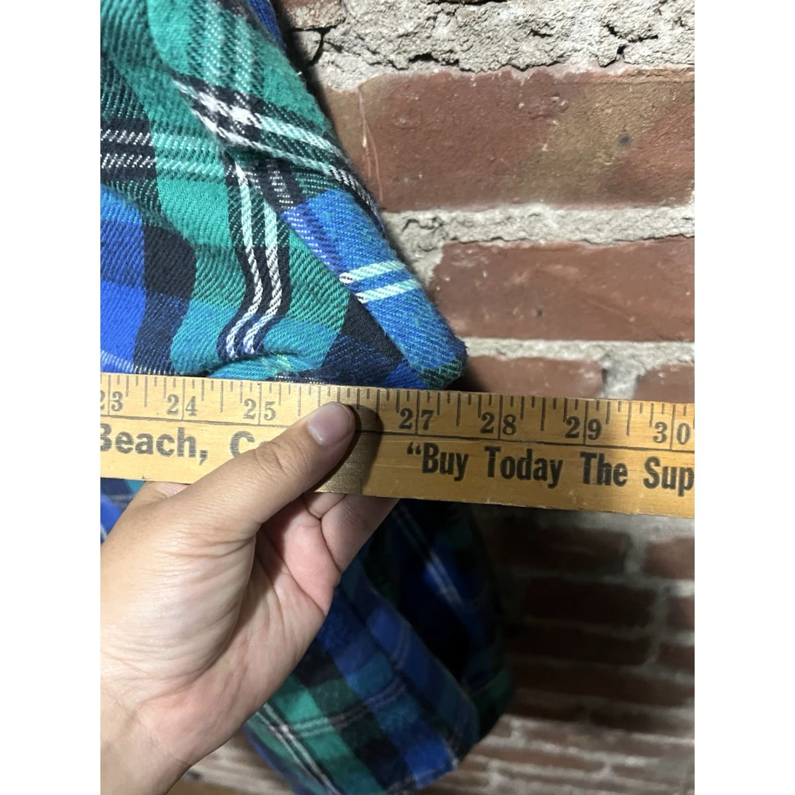 Vintage VINTAGE Outdoor Exchange Button-Up Shirt Mens XL Green Flannel Cotton Plaid Long Sleeve Casual Size US XL / EU 56 / 4 - 4 Thumbnail