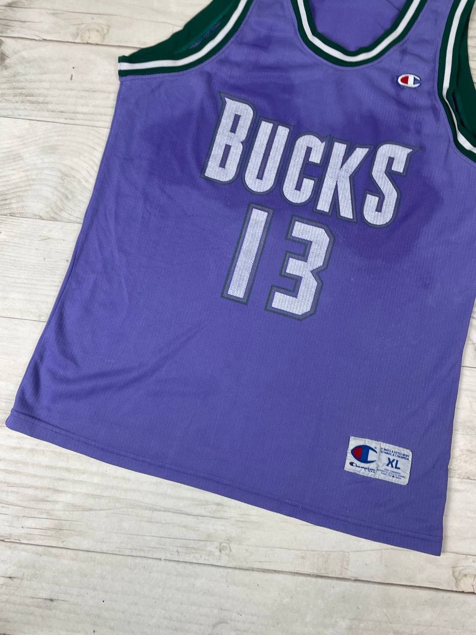 Champion Vintage Champion Milwaukee Bucks Robinson #13 NBA Jersey Size US XL / EU 56 / 4 - 3 Thumbnail