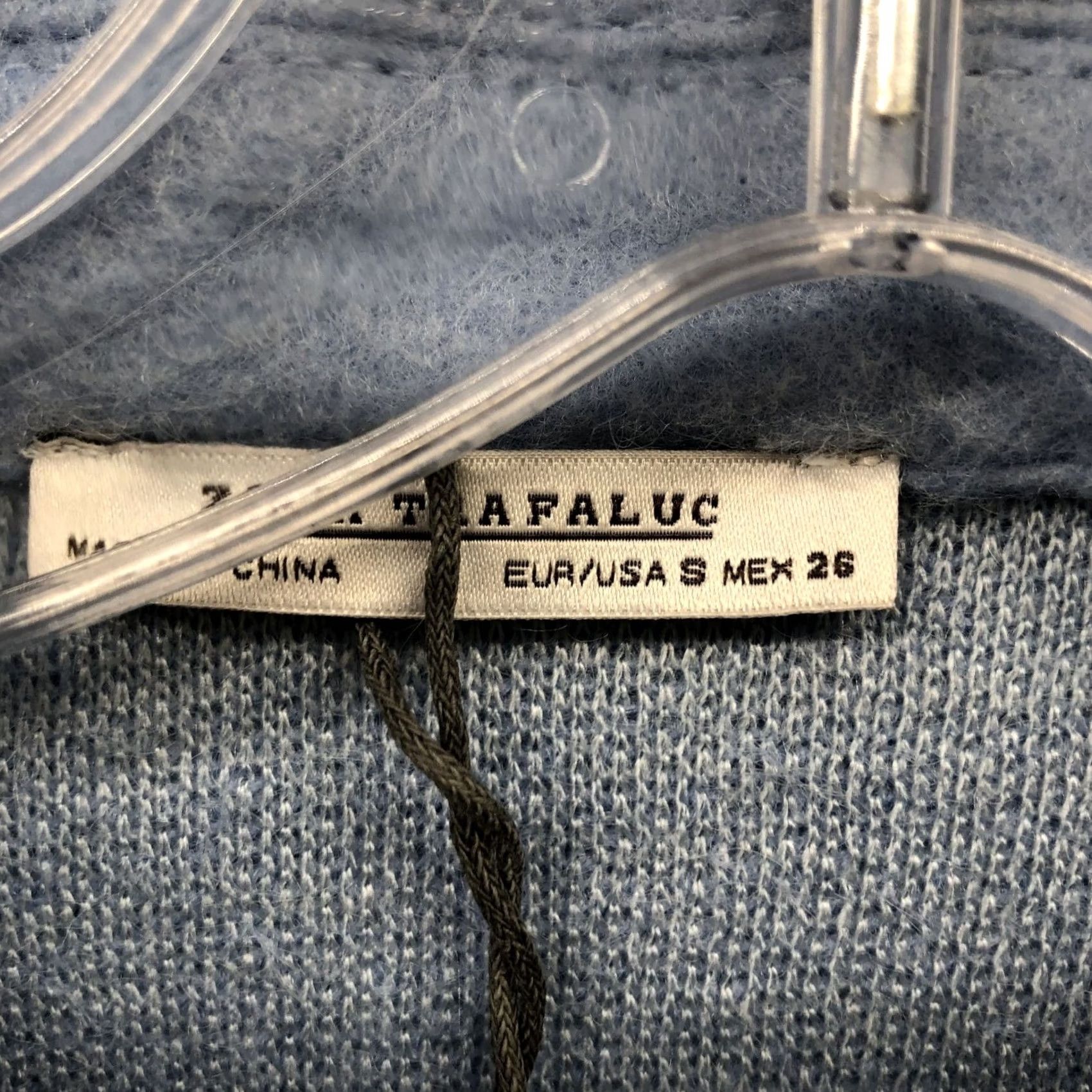 Zara VINTAGE Zara Oversized Shacket Womens S Dusty Blue Wool Blend Chore Jacket Soft Thick Size S / US 4 / IT 40 - 5 Thumbnail
