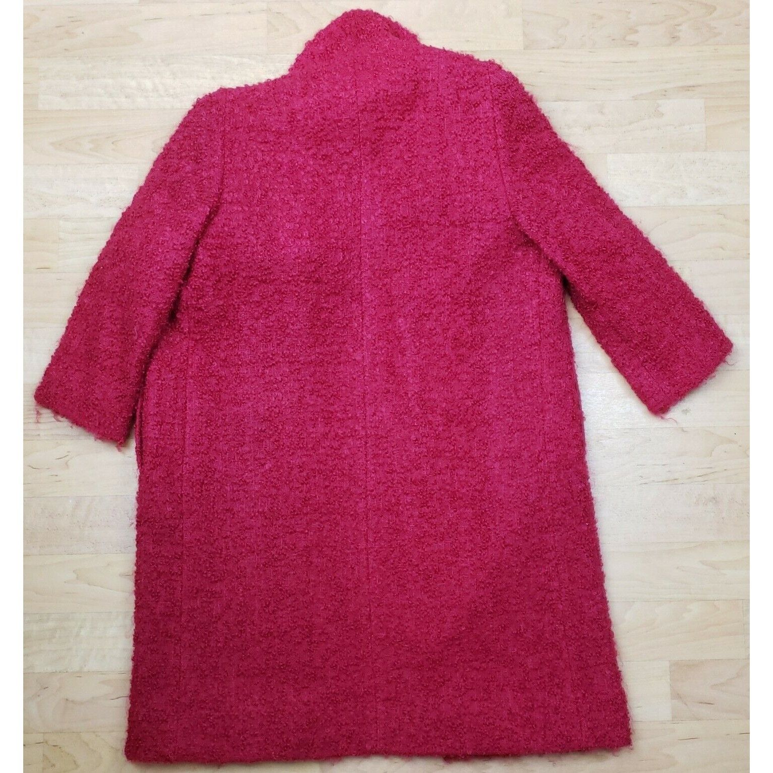 Vintage Vintage Jack Bloom Mohair Wool Boucle Coat Womens S Red Nubb Size S / US 4 / IT 40 - 8 Thumbnail