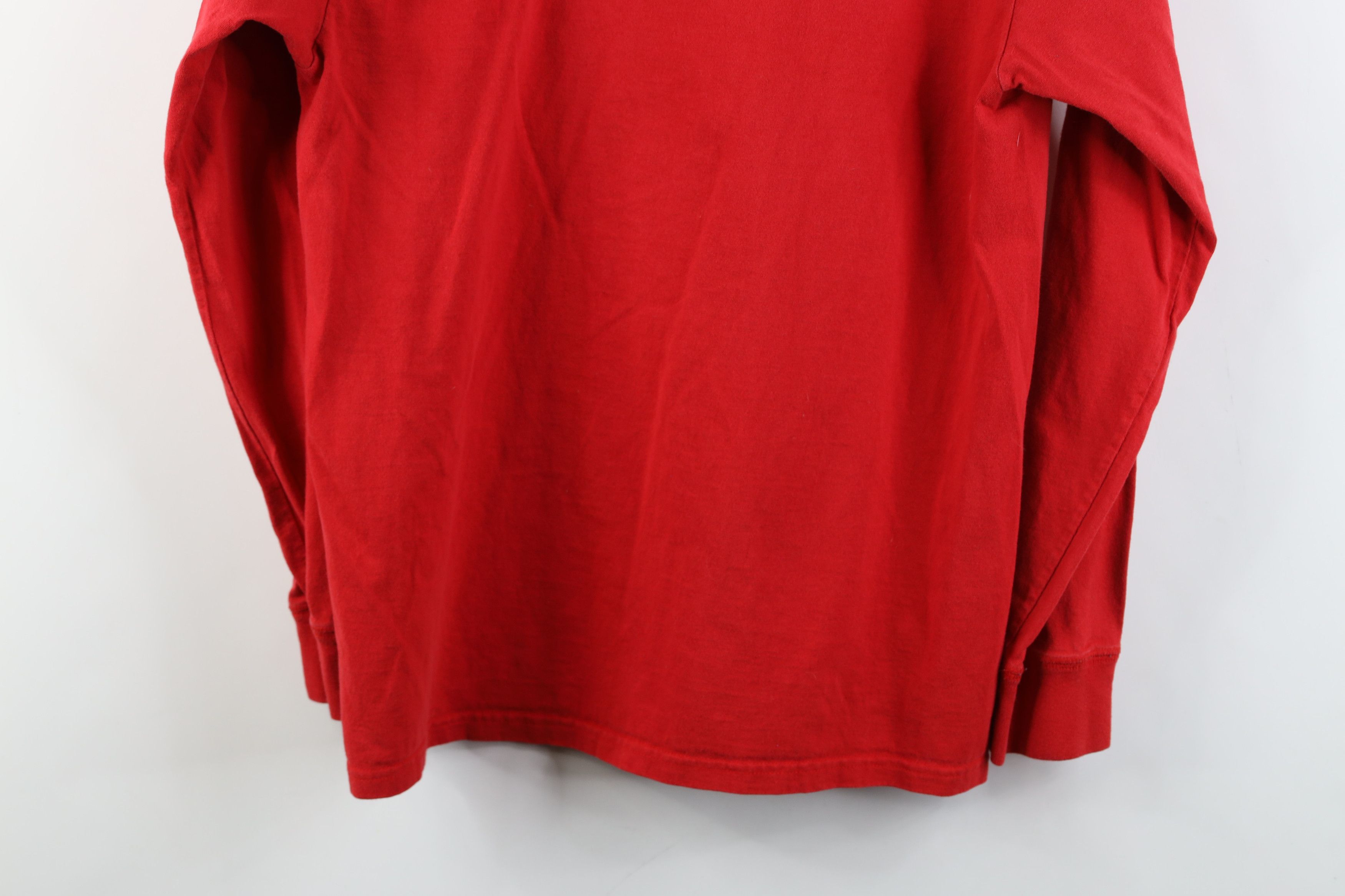 Ralph Lauren Vintage 90s Ralph Lauren P Long Sleeve T-Shirt Red Cotton Size US S / EU 44-46 / 1 - 13 Thumbnail