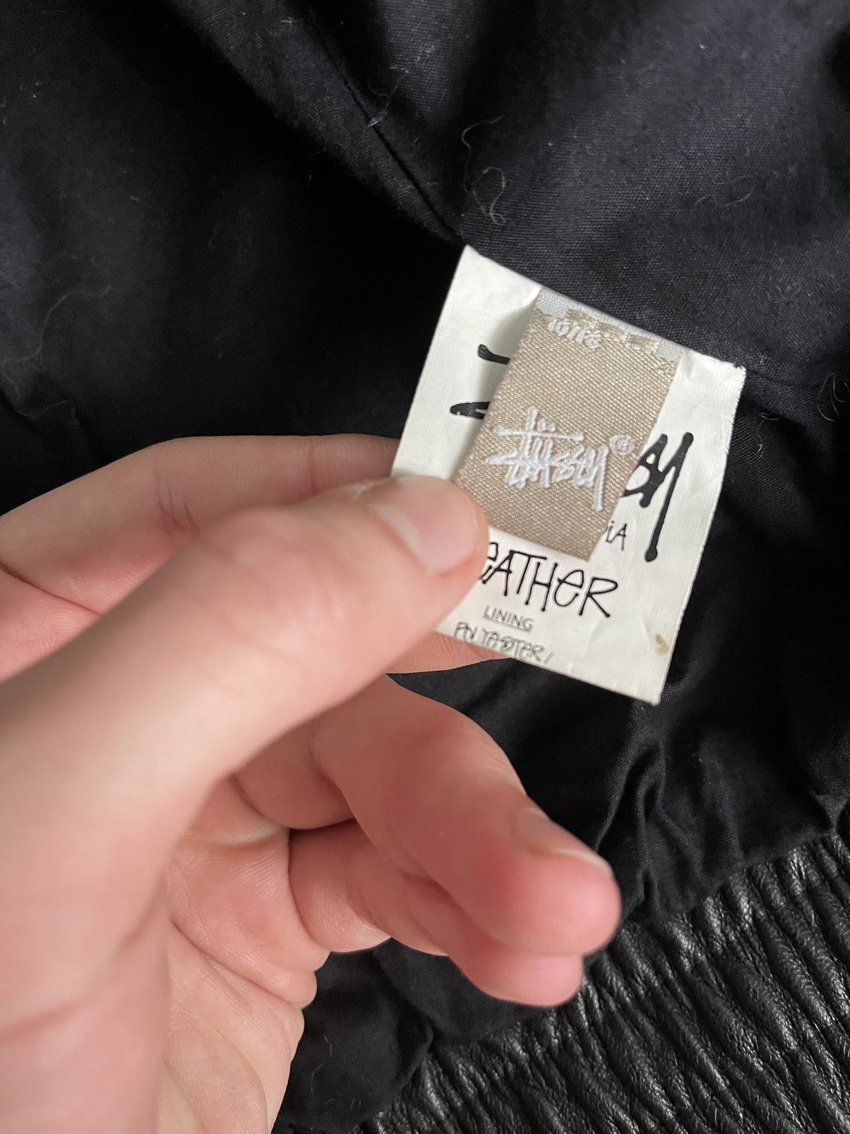 Stussy × Vintage Stussy 00s vintage hooded leather jacket Size US S / EU 44-46 / 1 - 13 Thumbnail