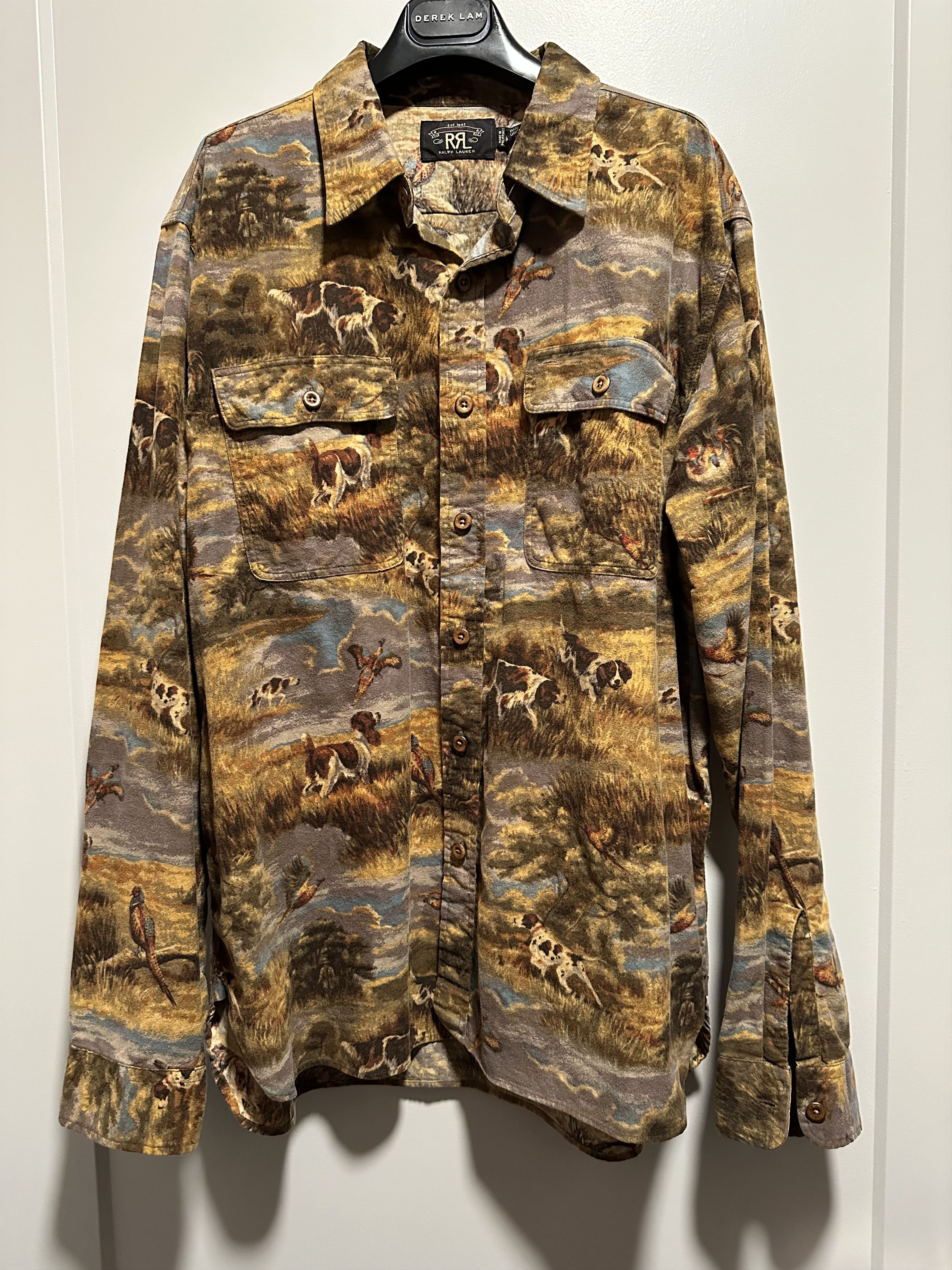 RRL Ralph Lauren Printed Shirt Size US XL / EU 56 / 4 - 1 Thumbnail