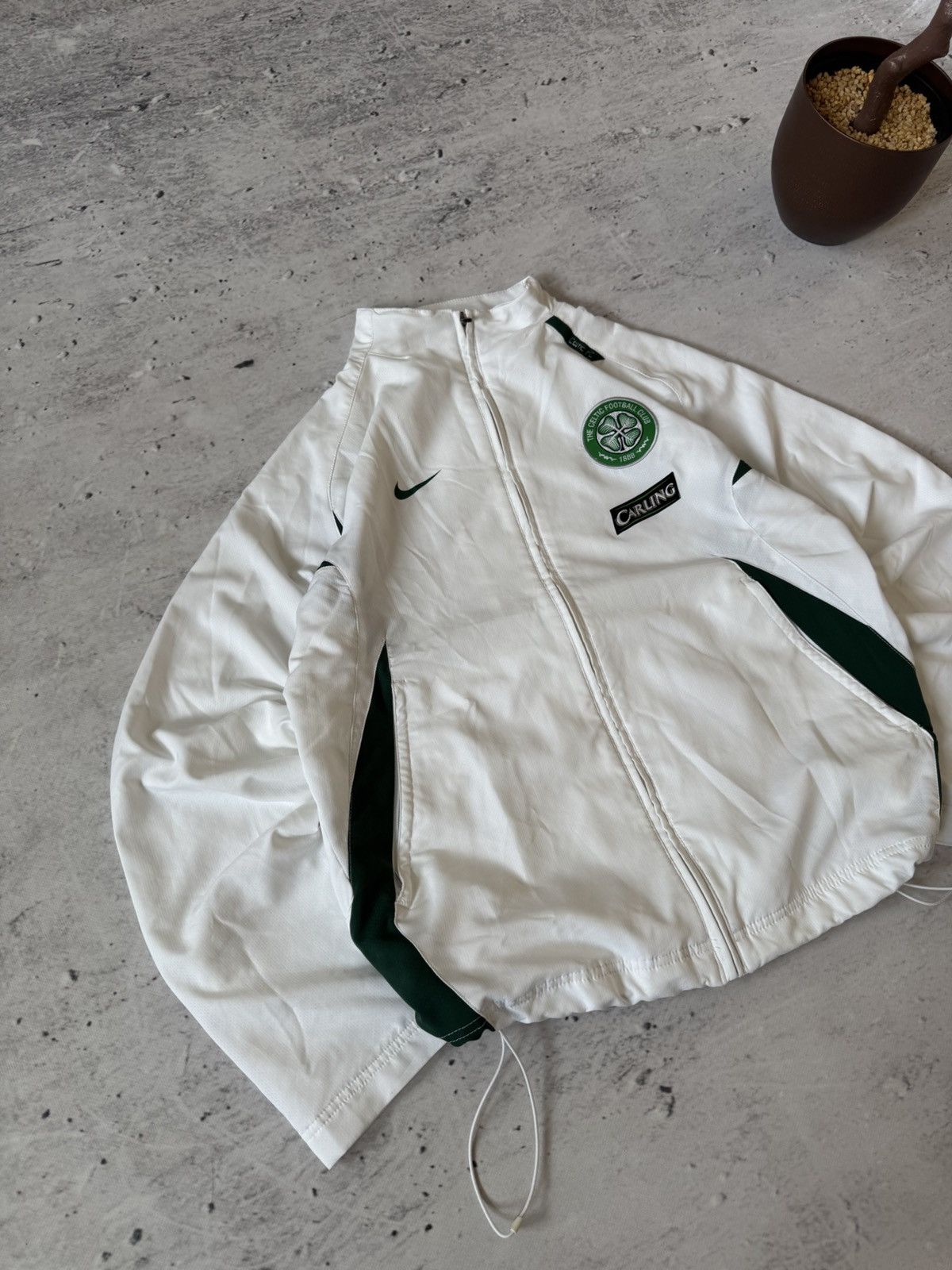 Nike × Vintage NIKE CELTIC VINTAGE BASIC LOGO OVERSIZE BAGGY LIGHT JACKET Size US M / EU 48-50 / 2 - 2 Thumbnail