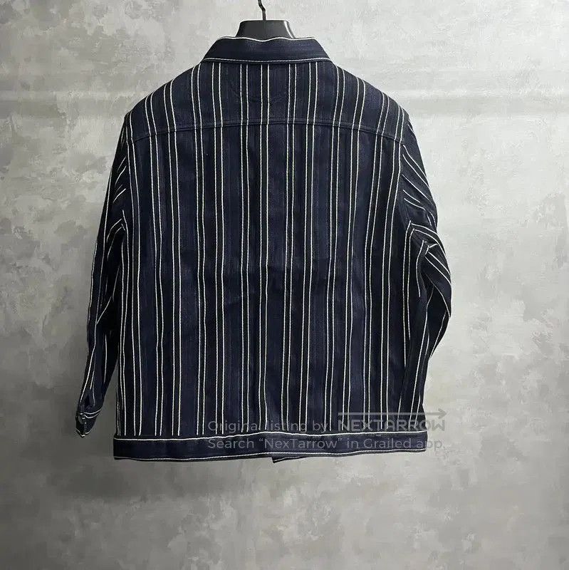 Dior Dior Women's Navy Striped Cotton Jacket . Size L / US 10 / IT 46 - 5 Thumbnail