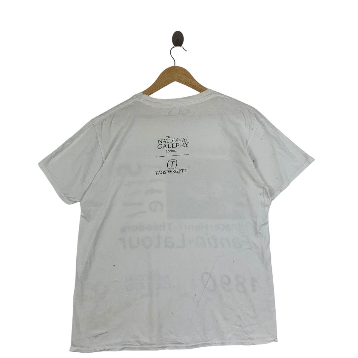 Vintage THE NATIONAL GALLERY LONDON x TAGS WKGPTY Tee Shirt Top Size M / US 6-8 / IT 42-44 - 4 Thumbnail