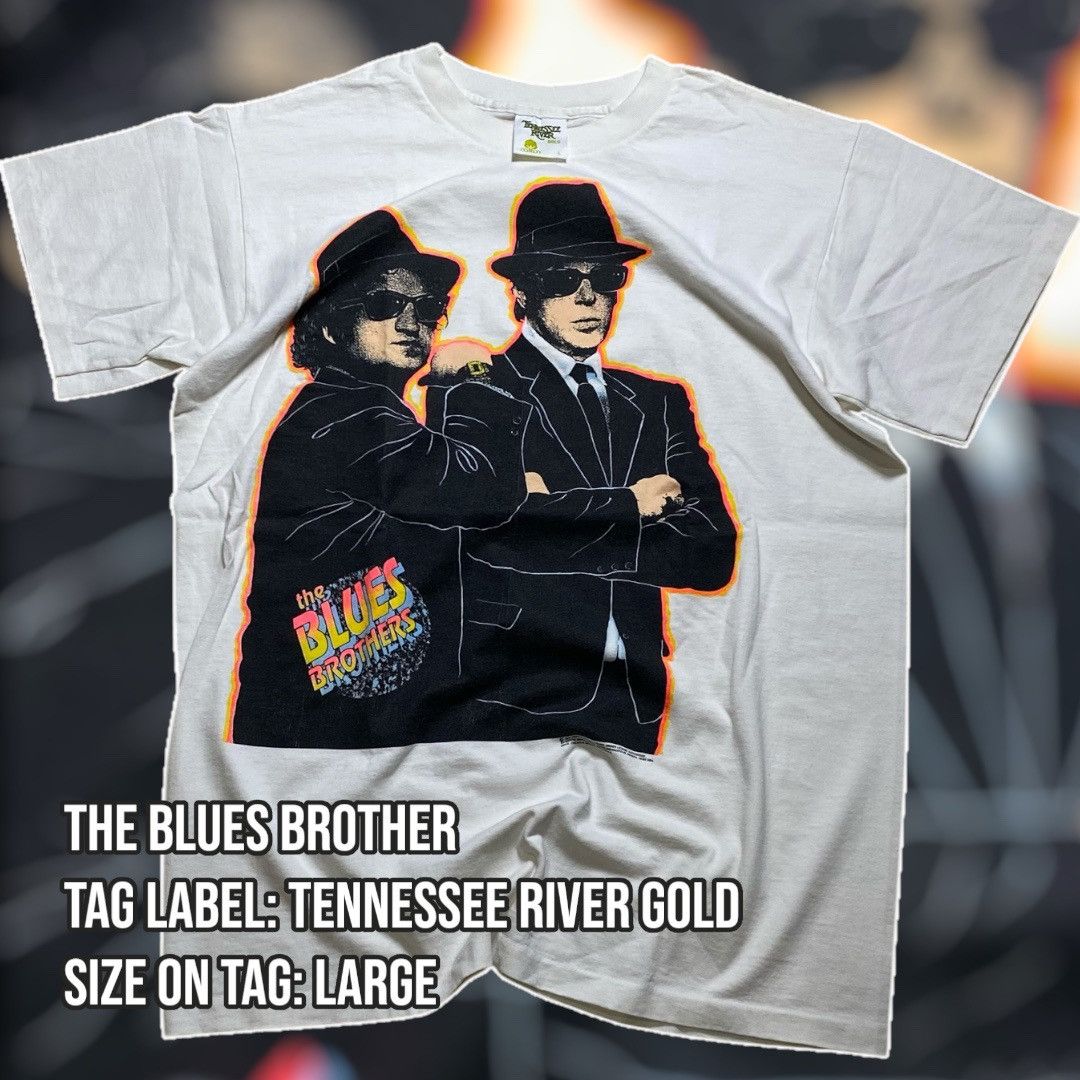 Band Tees × Vintage The Blues Brother Band Tee Size US L / EU 52-54 / 3 - 1 Thumbnail