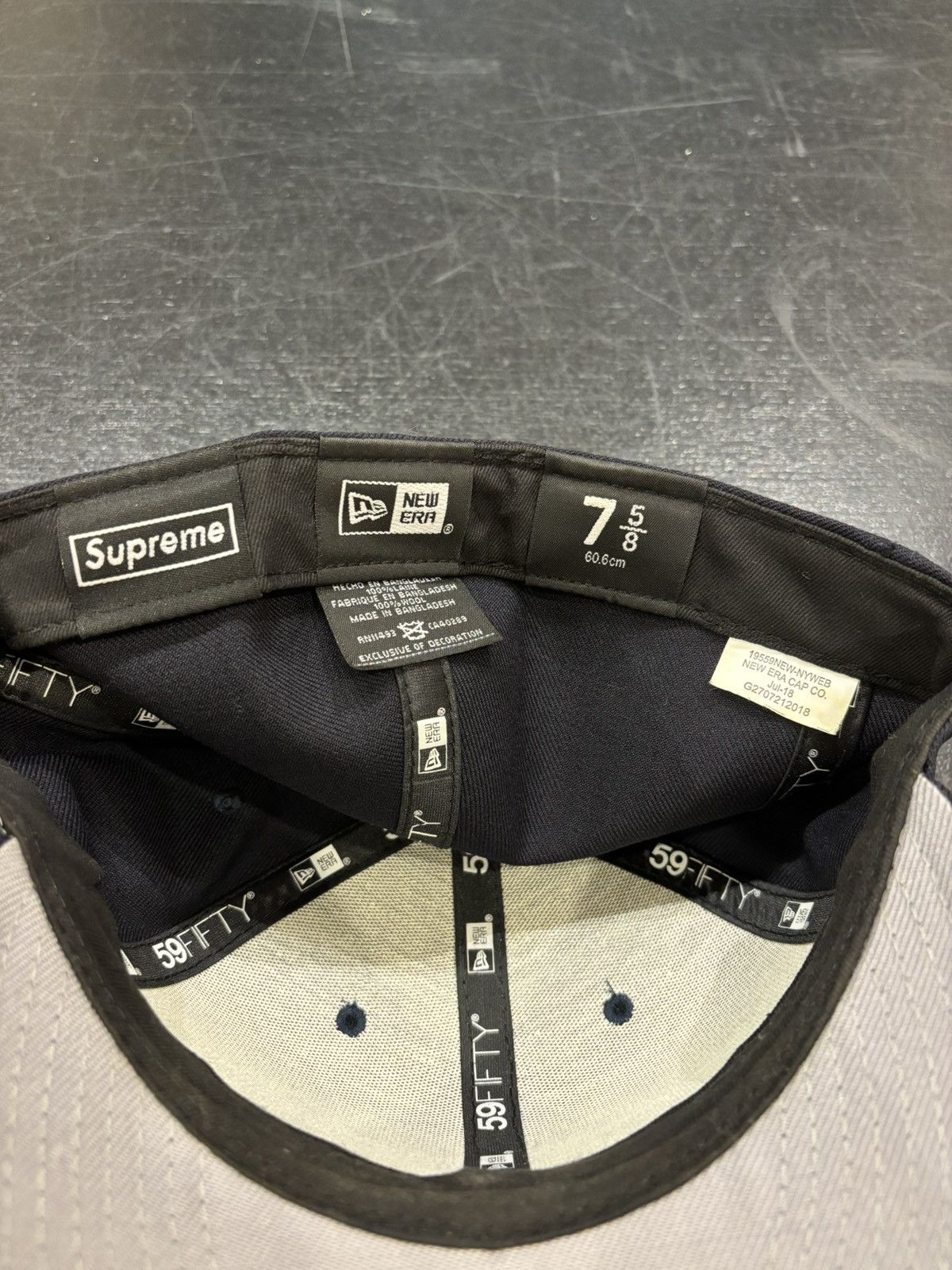 Supreme Supreme X New Era 6 Panel Script Cap Size ONE SIZE - 3 Thumbnail