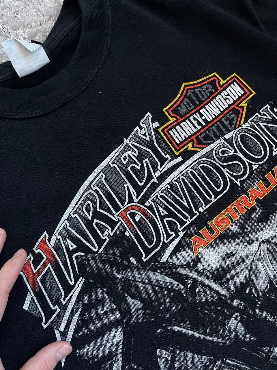 Harley Davidson × Streetwear × Vintage Harley Davidson Australia T Shirt No Worries Motorcycle Size US L / EU 52-54 / 3 - 6 Thumbnail