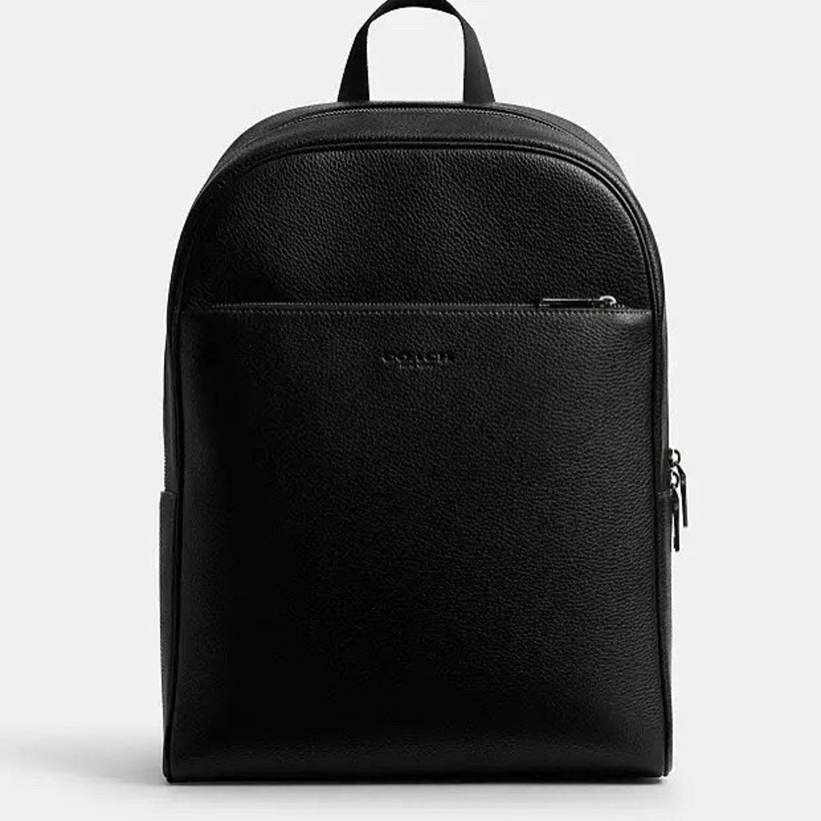 Coach NWT Coach Men's Owen Backpack CAJ66 Leather Gunmetal/Black Size ONE SIZE - 4 Thumbnail