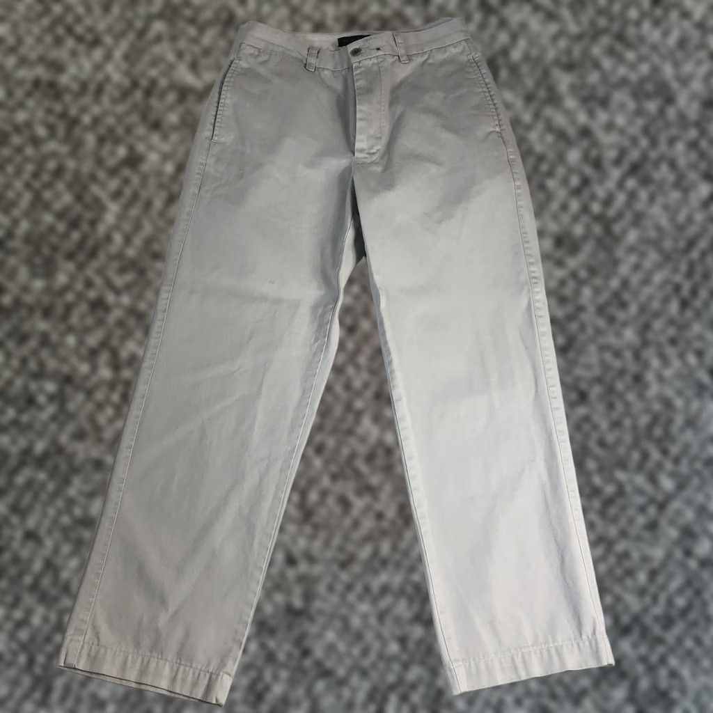 Banana Republic Banana Republic Hacking Chino Pants Beige Mens 29R 100% Cotton Preppy Size US 29 - 1 Thumbnail