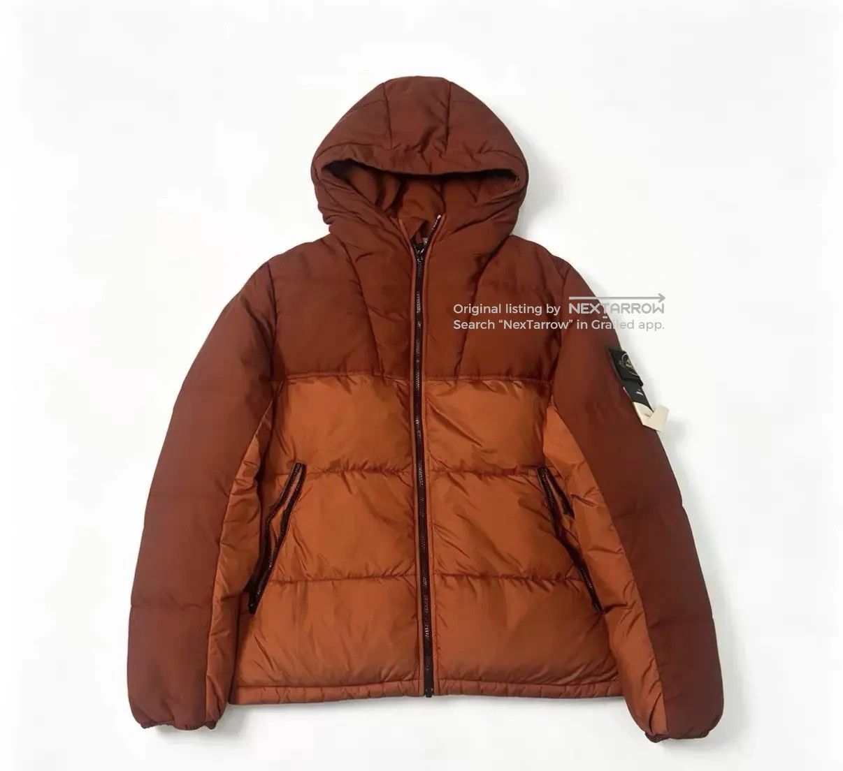 Stone Island Down Puffer Jacket Jjjj62608 in Brown, Men's