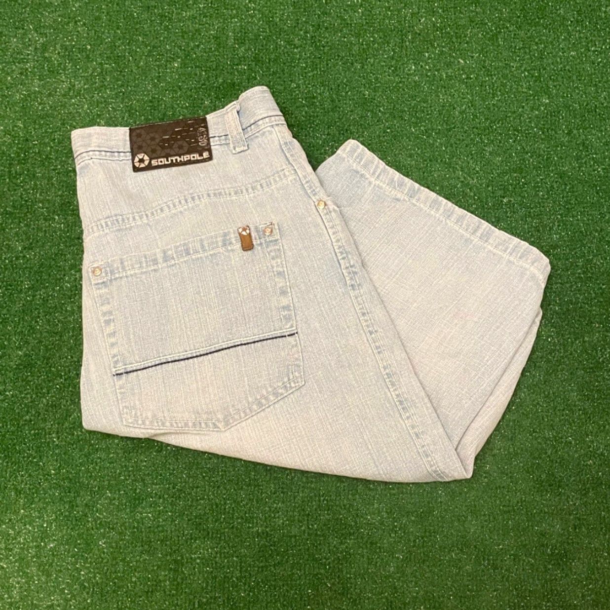 Southpole VINTAGE Southpole Baggy Skater Grunge Jean Shorts VTG Mens Size 38 Blue Size US 38 / EU 54 - 6 Thumbnail