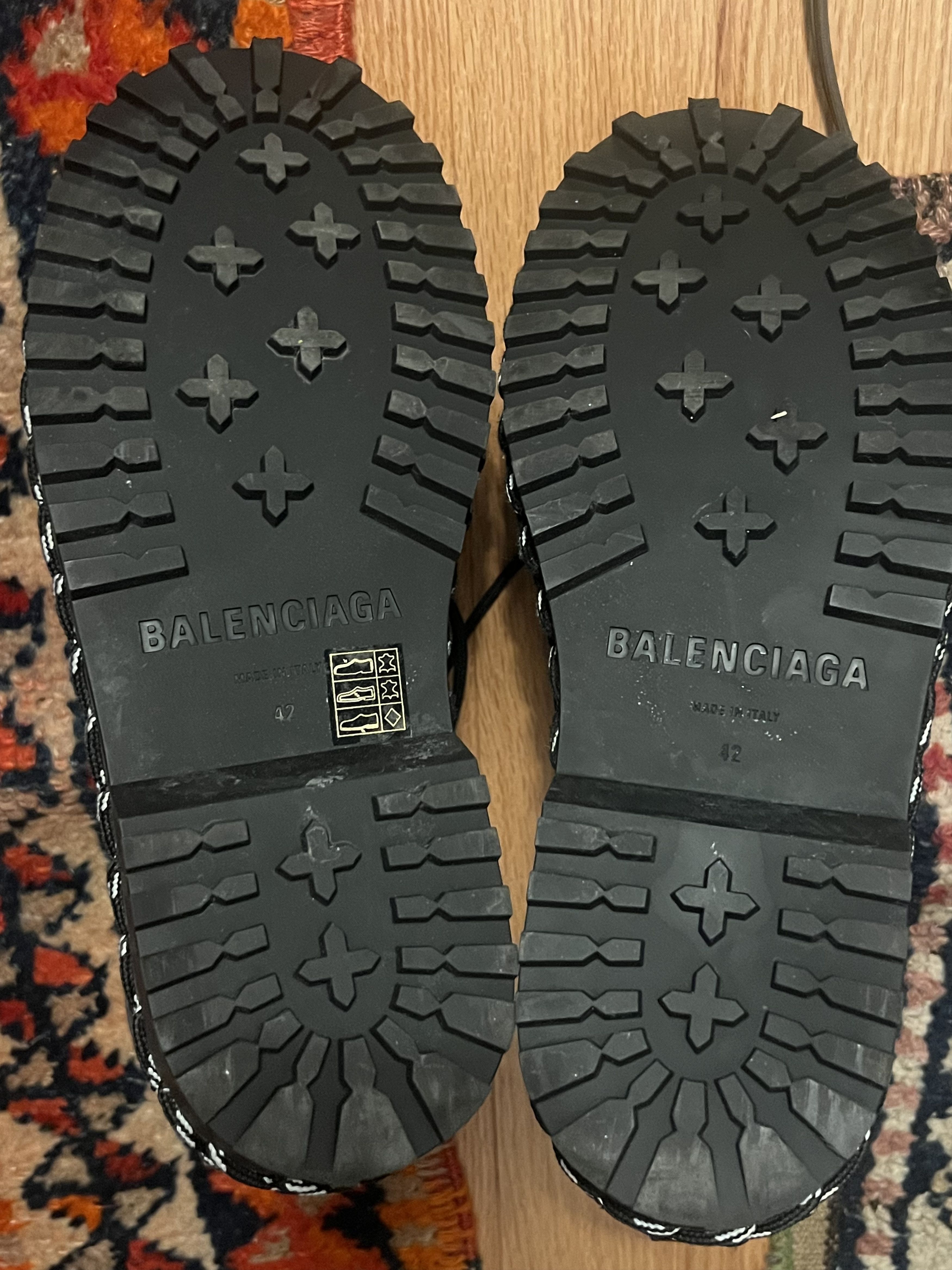 Balenciaga Balenciaga Black/Black Rope Boots Sz 42 Size US 9 / EU 42 - 5 Thumbnail