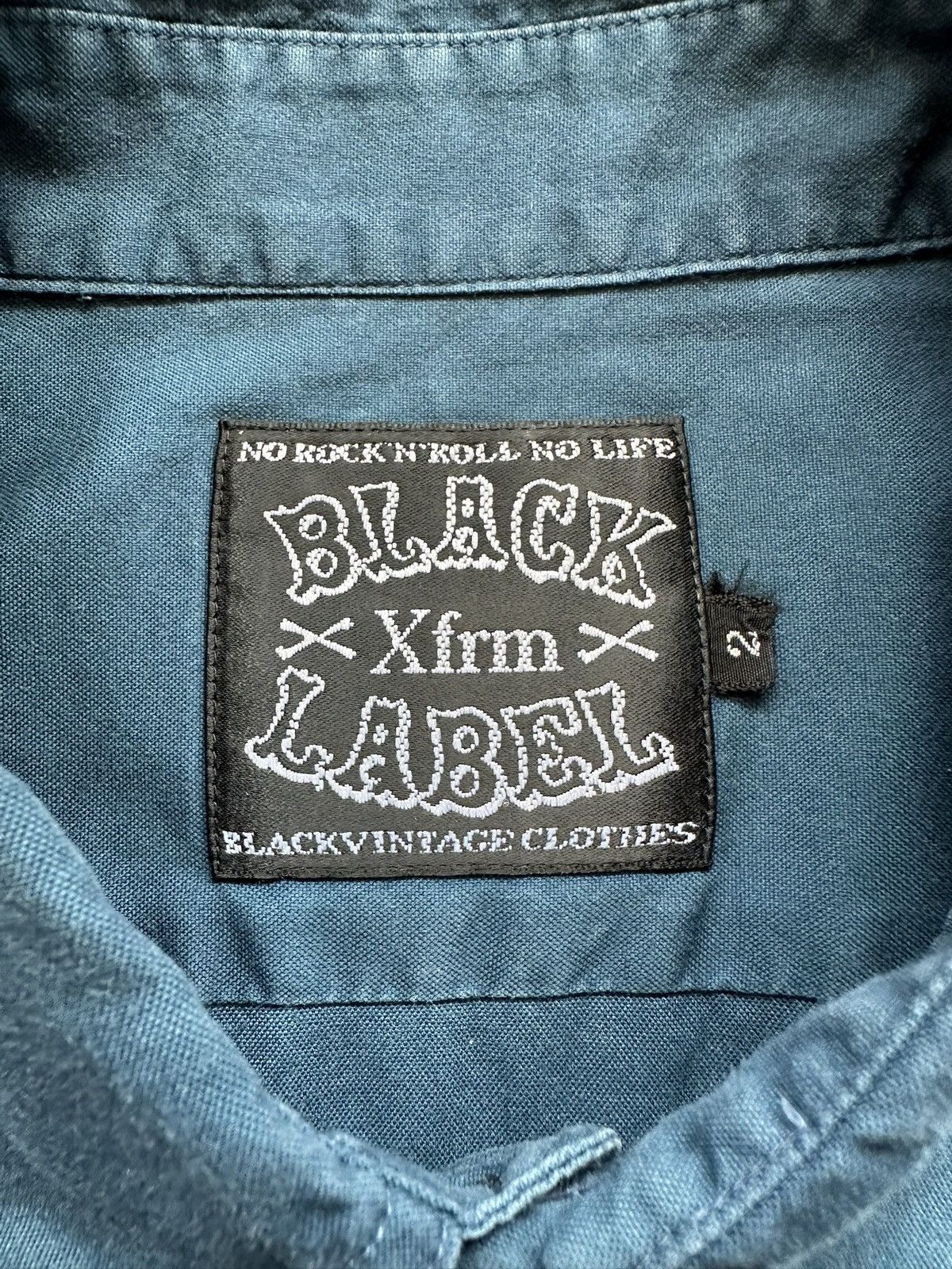 Shellac 2010's XFRM Black Label button up shirt Size US S / EU 44-46 / 1 - 13 Thumbnail