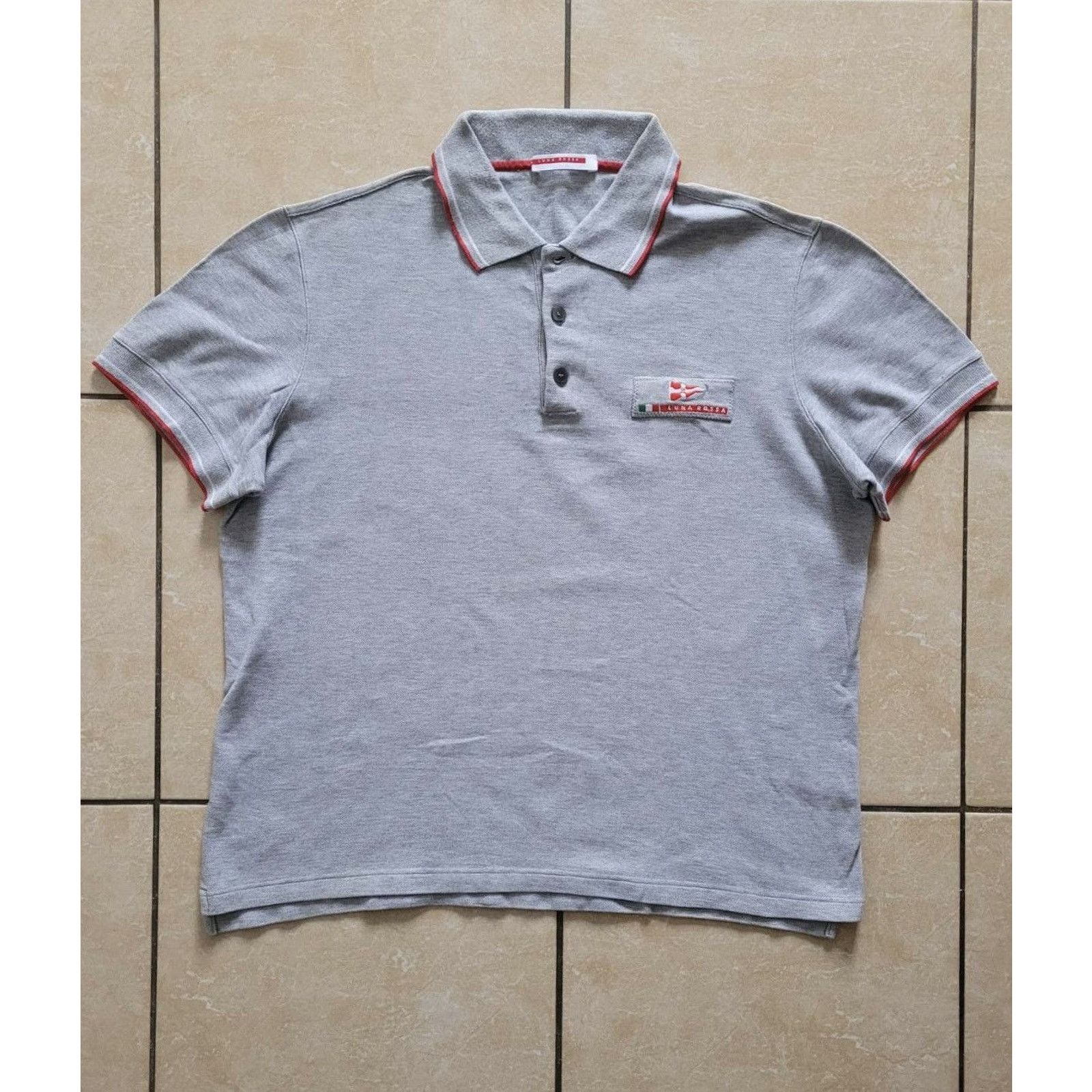 Prada Vintage Prada Luna rossa Polo Size US L / EU 52-54 / 3 - 1 Thumbnail