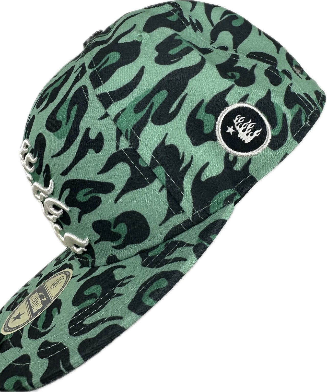 帽子 Hellstar cap / Cheetah Print Fitted Hat Hellstar Cheetah Print Fitted Hat Green Men's - SS24 - US