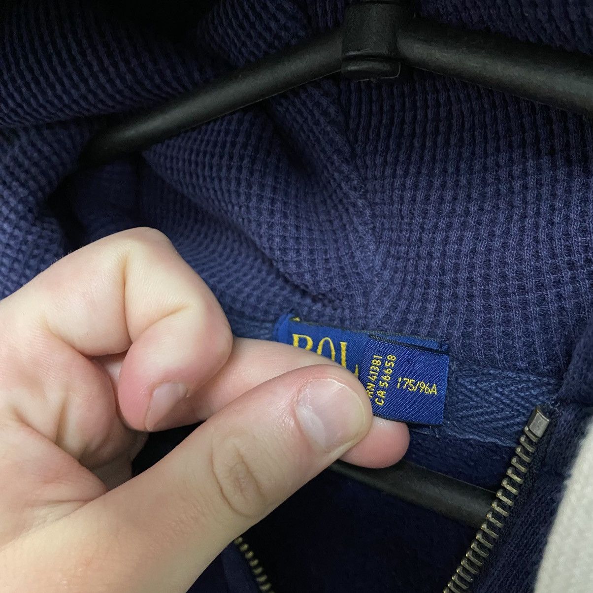 Polo Ralph Lauren Vintage Polo Ralph Lauren Zip Hoodie Blue Size US M / EU 48-50 / 2 - 8 Thumbnail