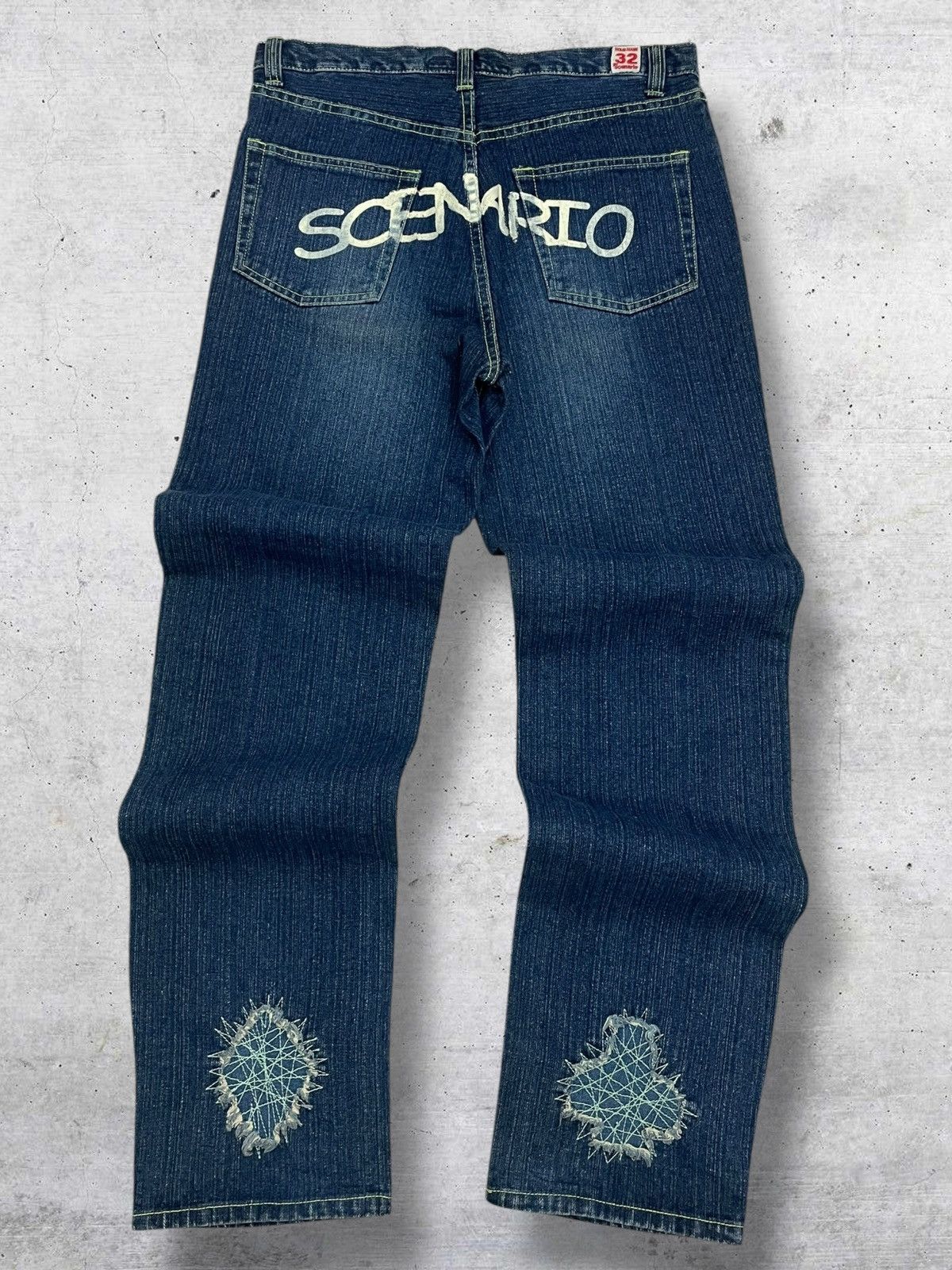 Hysteric Glamour VINTAGE SCENARIO STREETWEAR JAPAN DAICOCK DISTRESS OG DENIM Size US 33 - 1 Thumbnail