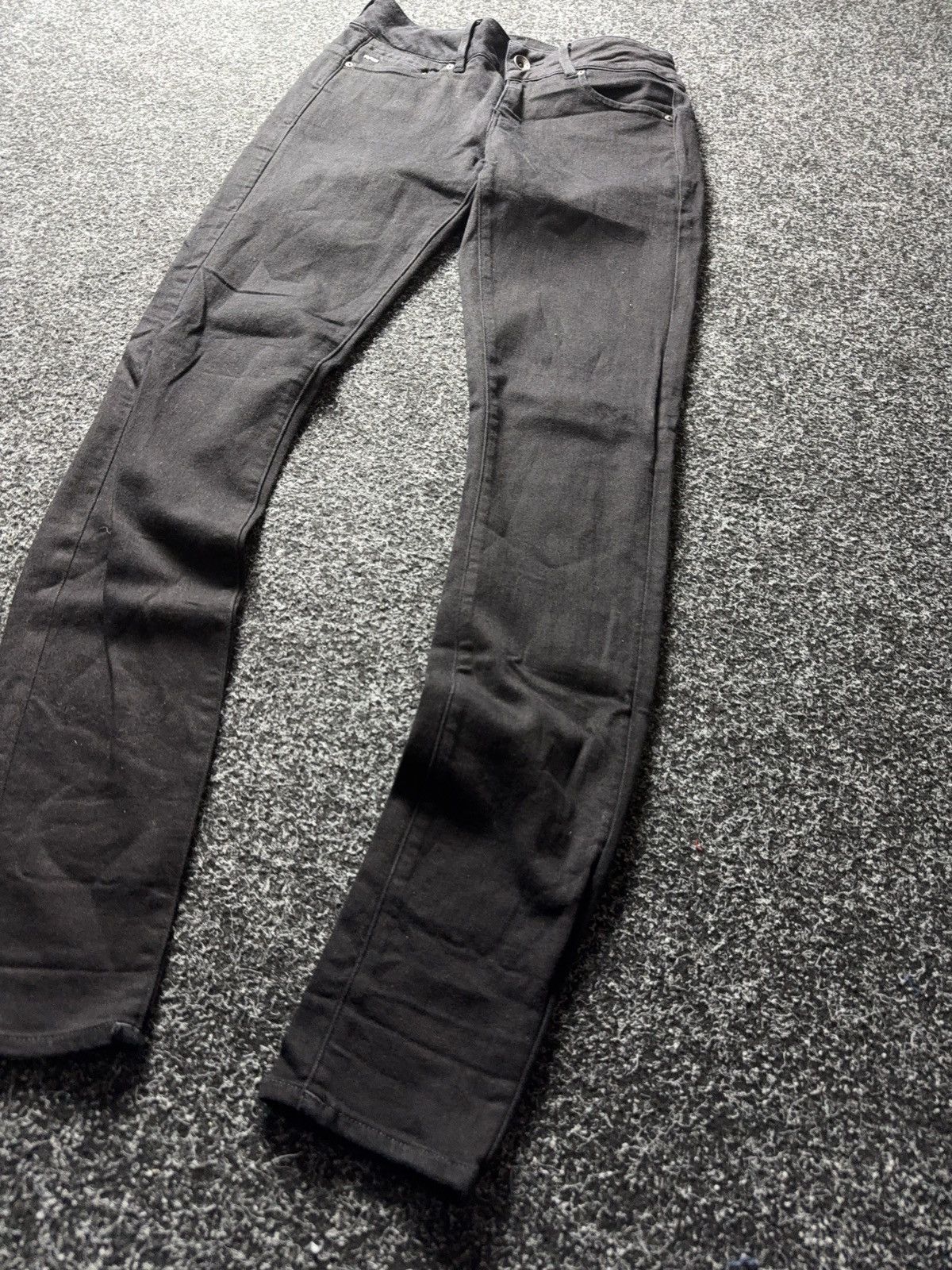 G-Star Y2K 00s vntg G-Star RAW Midge Cody Mid Skinny Black Jeans Size 28" / US 6 / IT 42 - 3 Thumbnail
