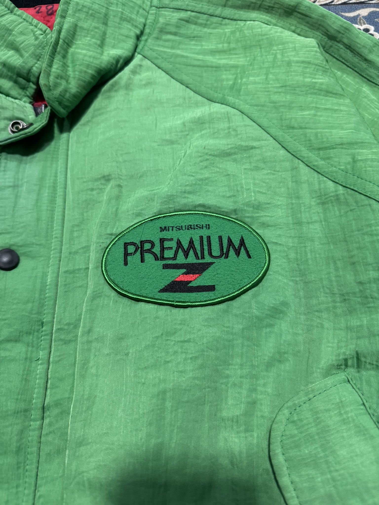 Formula 1 × Vintage Vintage Mitsubishi Premium Z Bomber Jacket Rally Art Size US L / EU 52-54 / 3 - 3 Thumbnail