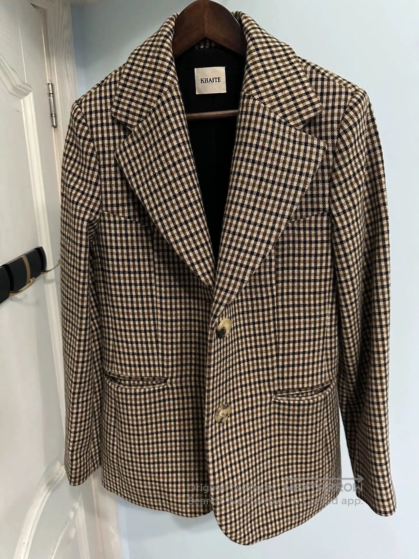 KHAITE Khaite Plaid Blazer. Size M / US 6-8 / IT 42-44 - 1 Thumbnail