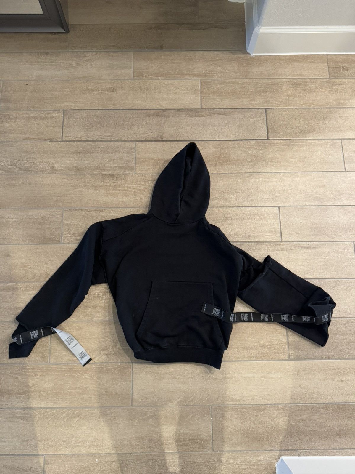 Vetements Demna Gvasalia FW19 Seized Hidden Side Mask Hoodie (S) | Grailed