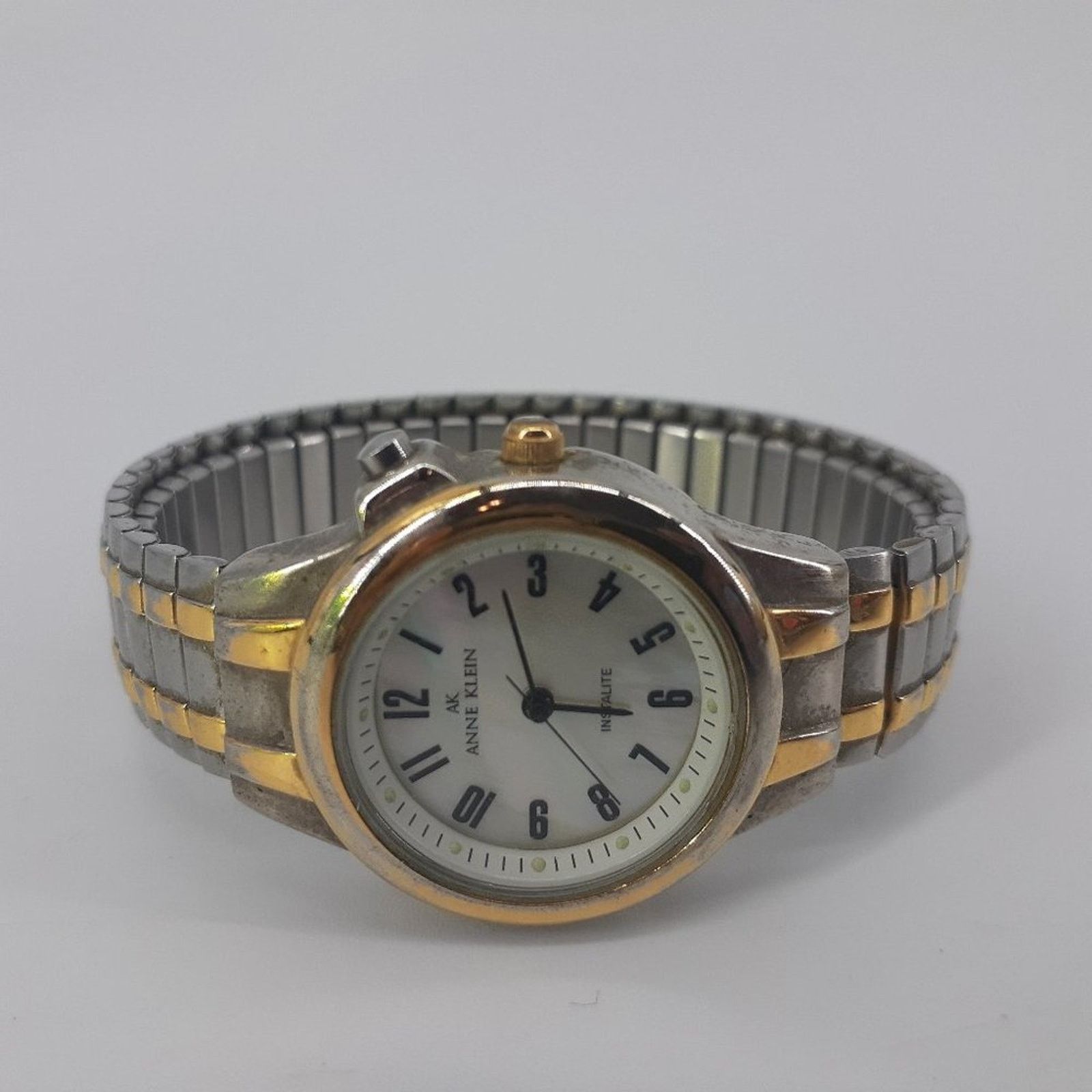 Anne Klein Anne Klein Womens Wristwatch Mother of Pearl Bezel Two Tone Size ONE SIZE - 1 Thumbnail