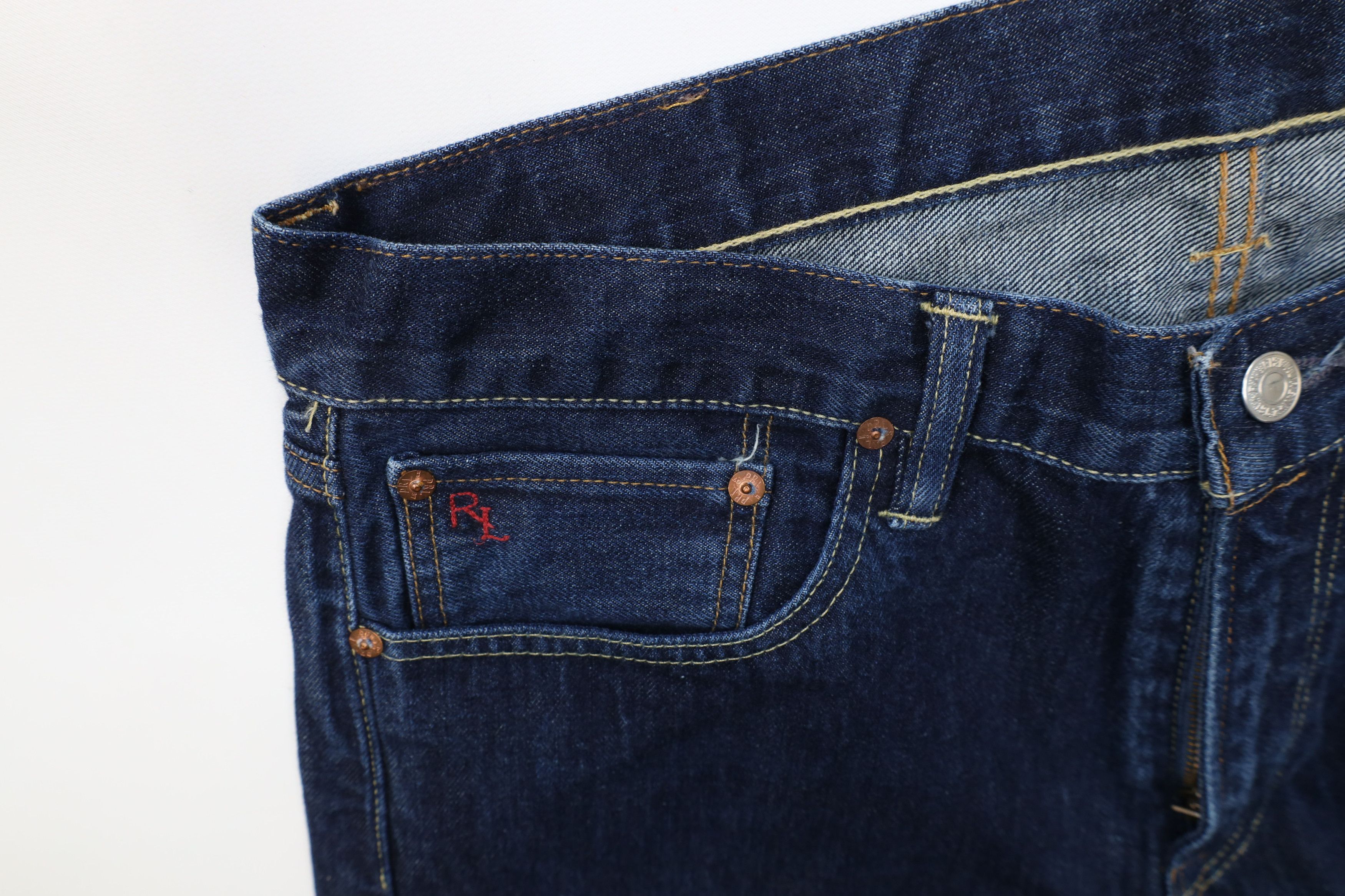 Ralph Lauren Vintage Ralph Lauren 018 Slim Straight Leg Denim Jeans Blue Size US 34 / EU 50 - 6 Thumbnail