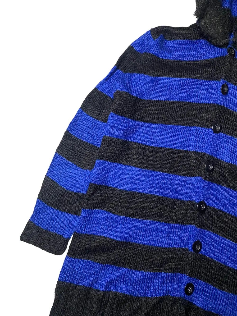 Hysteric Glamour 2000's Algonquins Fur Knitted B&B Grunge Hoodie Size US M / EU 48-50 / 2 - 4 Thumbnail