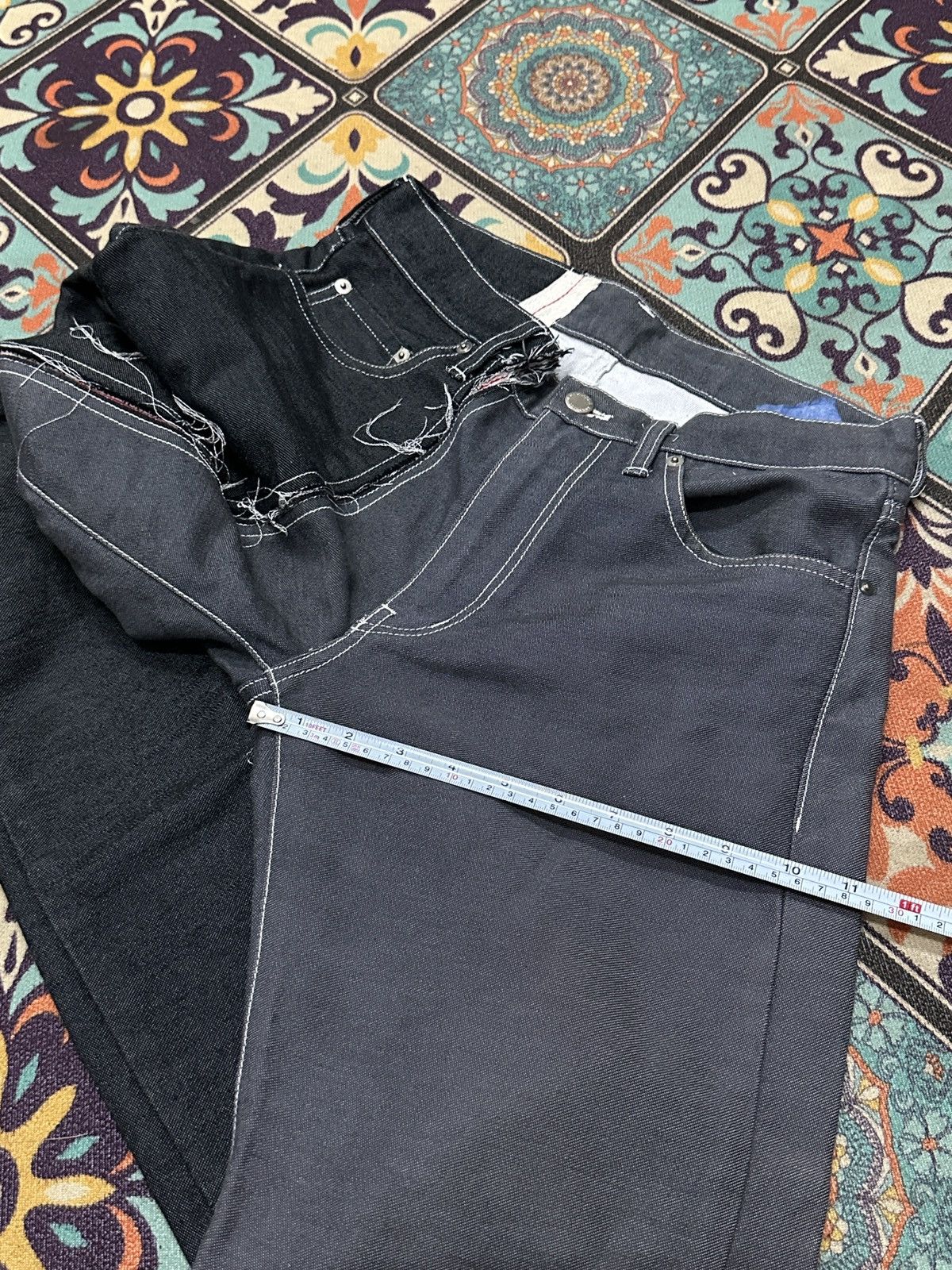 Comme des Garcons Homme Plus SS06 Comme des Garcons Reconstructed Hybrid Denim Pant Size US 30 / EU 46 - 16 Thumbnail