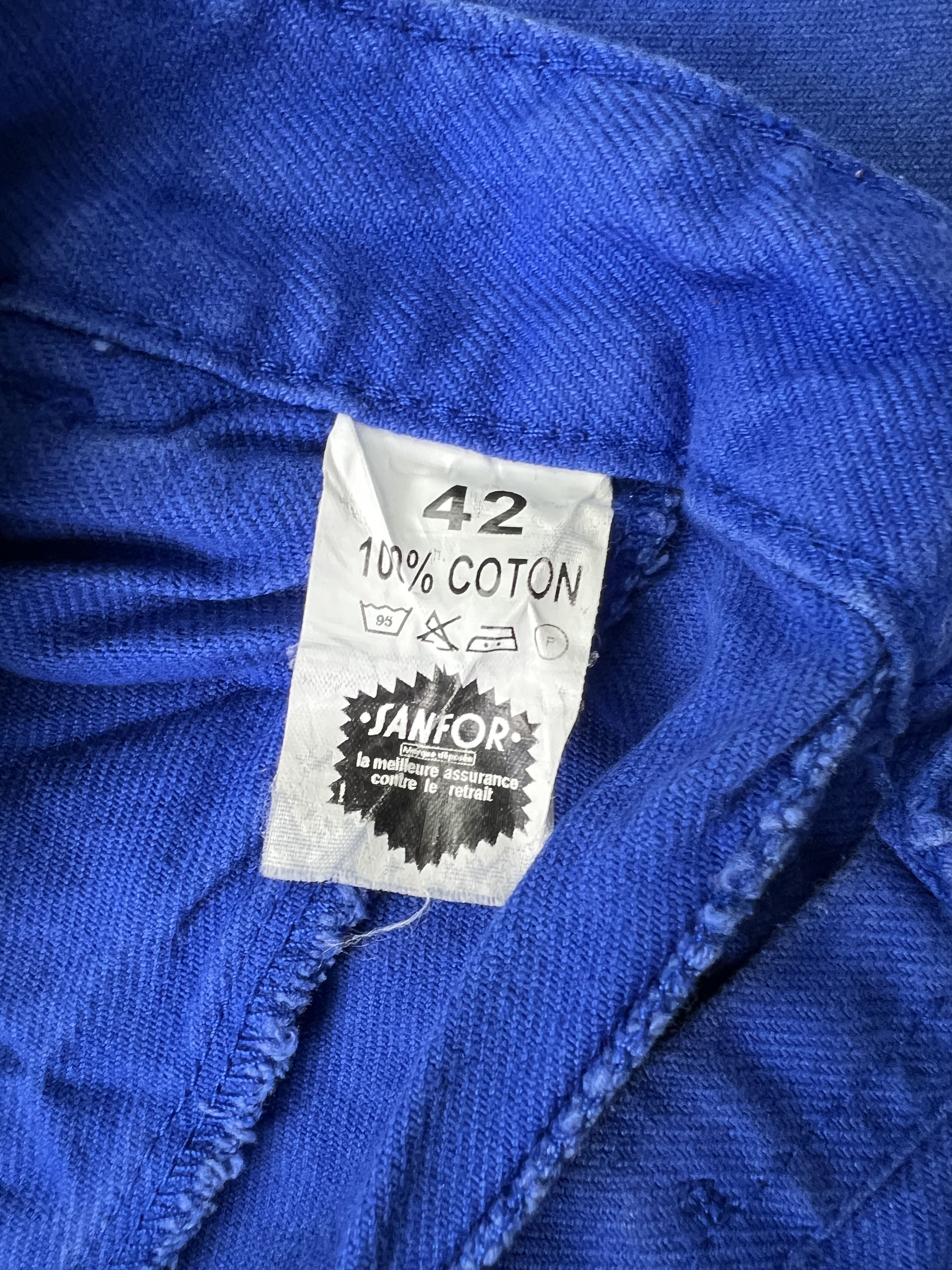 Vintage French Workwear Bleu De Travail Vintage Work Pants Size US 30 / EU 46 - 3 Thumbnail