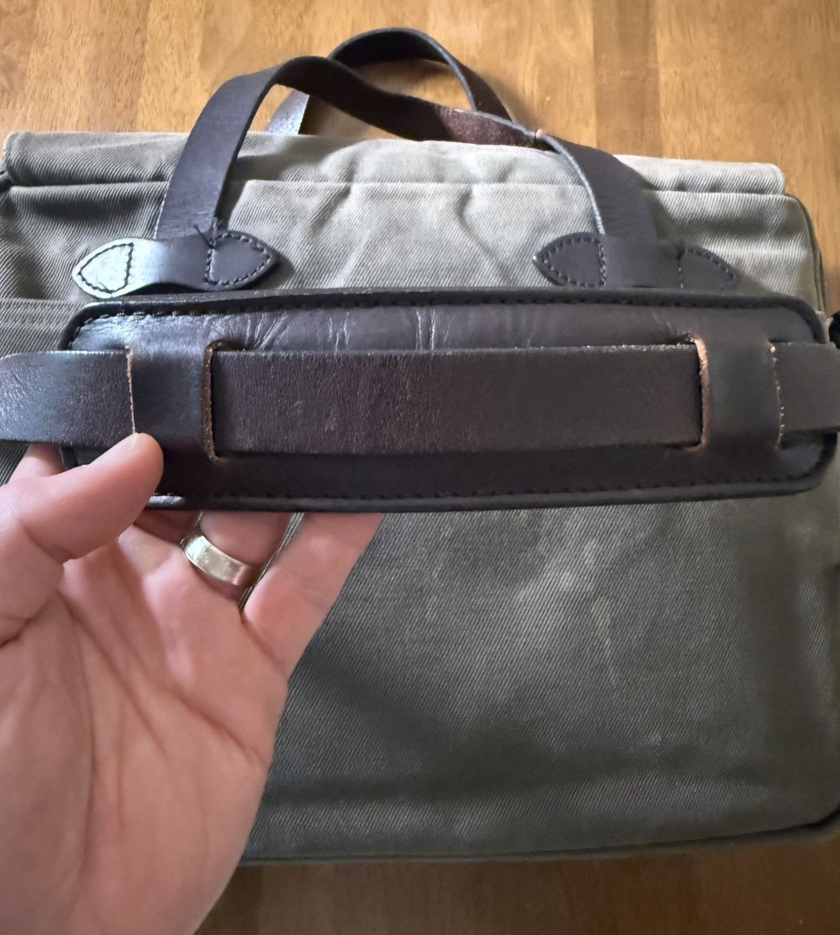 Filson Filson 256 Original Briefcase Otter Green USA Size ONE SIZE - 6 Thumbnail
