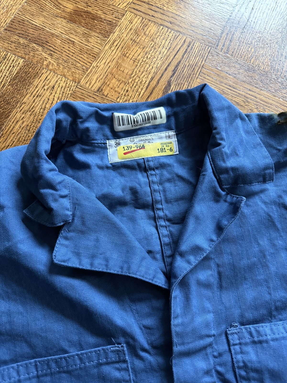 Vintage Vintage 60s Universal Chicago HBT Shop Work Coat NOS Size US M / EU 48-50 / 2 - 5 Thumbnail