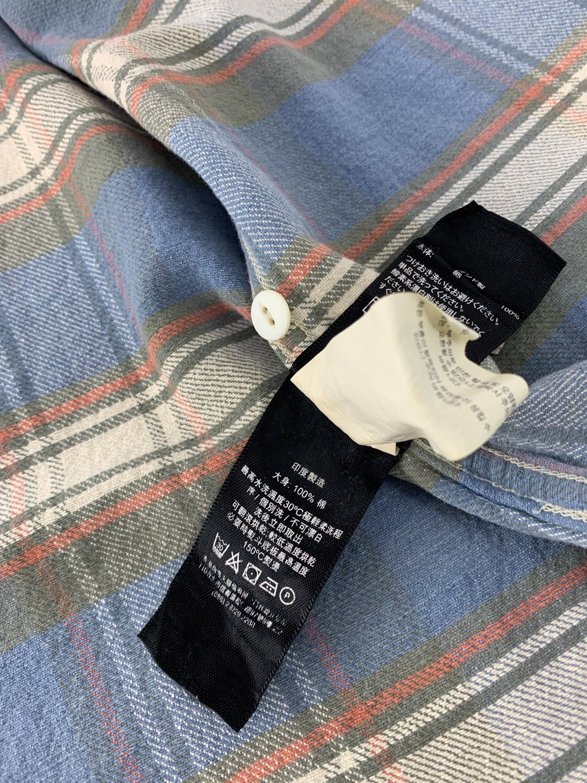 RRL Ralph Lauren RRL Ralph Lauren Flannel Checked Western Shirt Snap Button Size US S / EU 44-46 / 1 - 11 Thumbnail