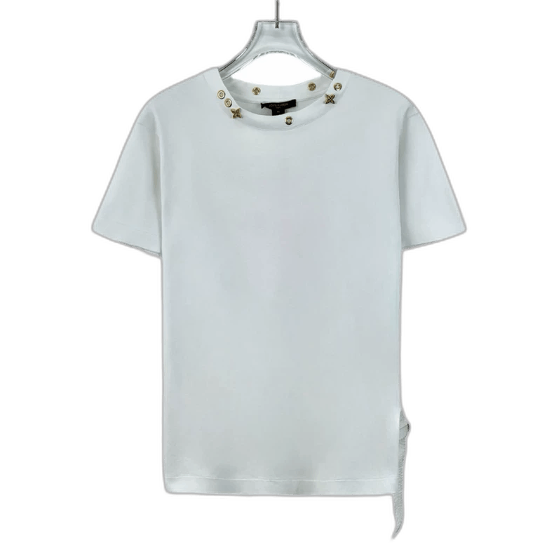 LOUIS VUITTON Tシャツ・カットソー 白 4103424M0153 Louis Vuitton // White & Multicolour Freedom Logo T-Shirt