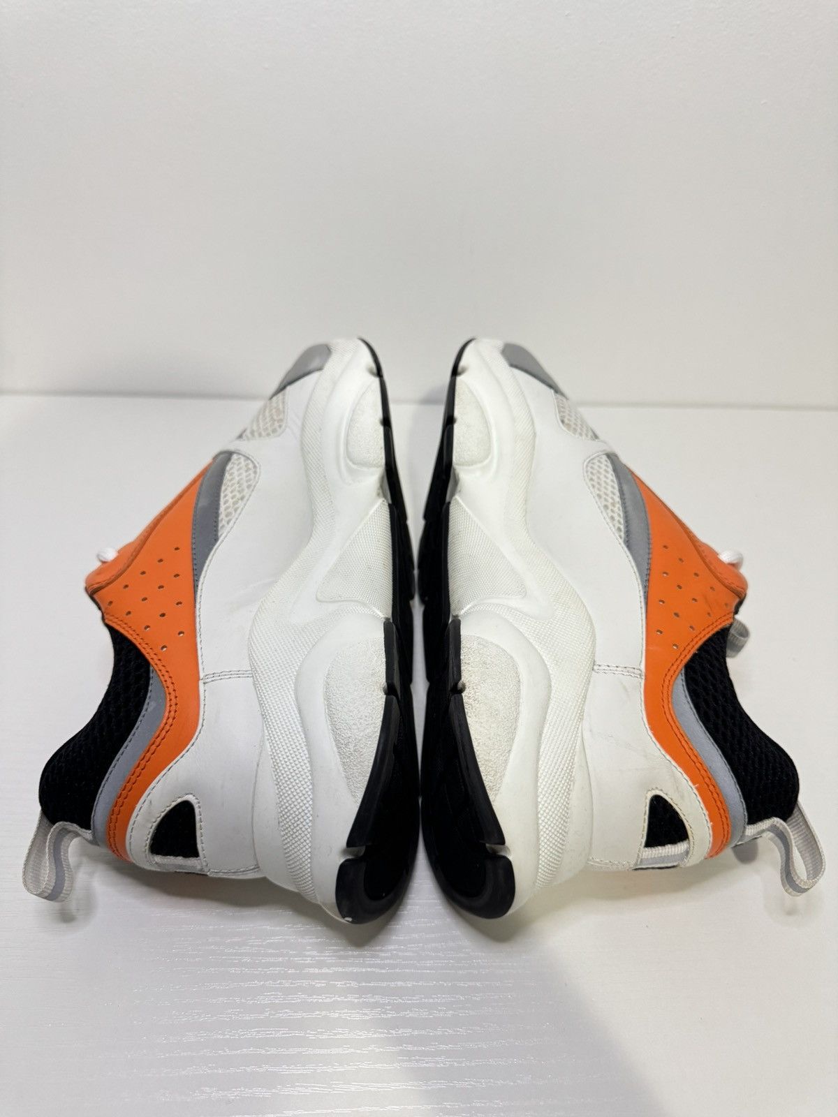 Dior Dior B22 Reflective Sneaker ‘White Orange’ 100% Authentic Size US 11 / EU 44 - 7 Thumbnail