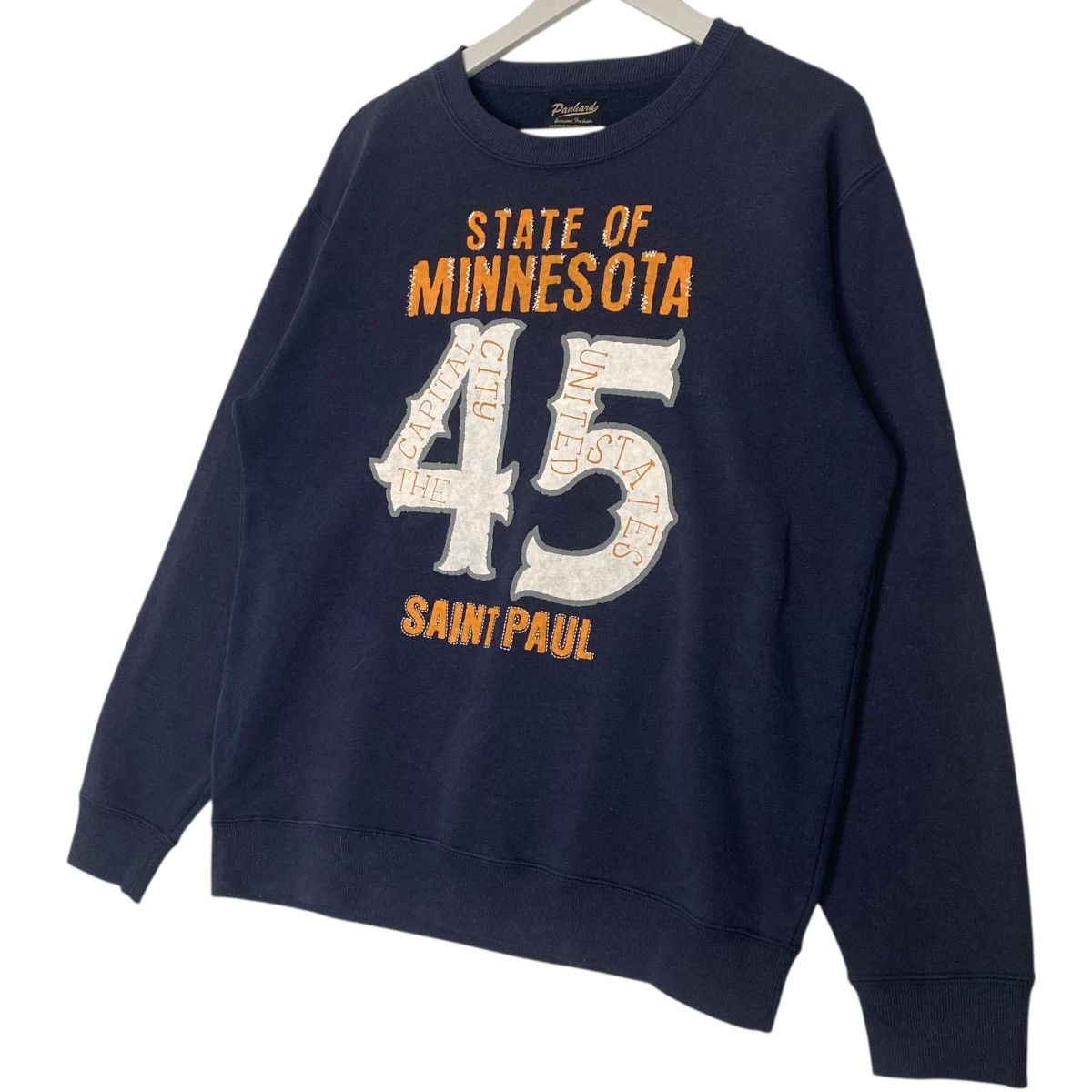 Vintage Vintage Panhand Crewneck Sweatshirt Navy Blue Jumper Size L Size US L / EU 52-54 / 3 - 2 Thumbnail