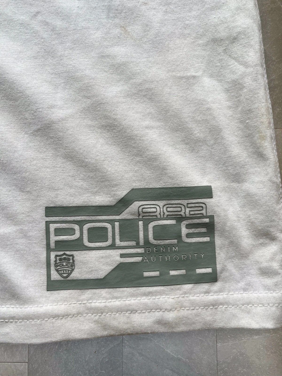 Other Police 883 Denim Luxury T-Shirt Y2K 2000s Size 5 XL Size US XL / EU 56 / 4 - 12 Thumbnail